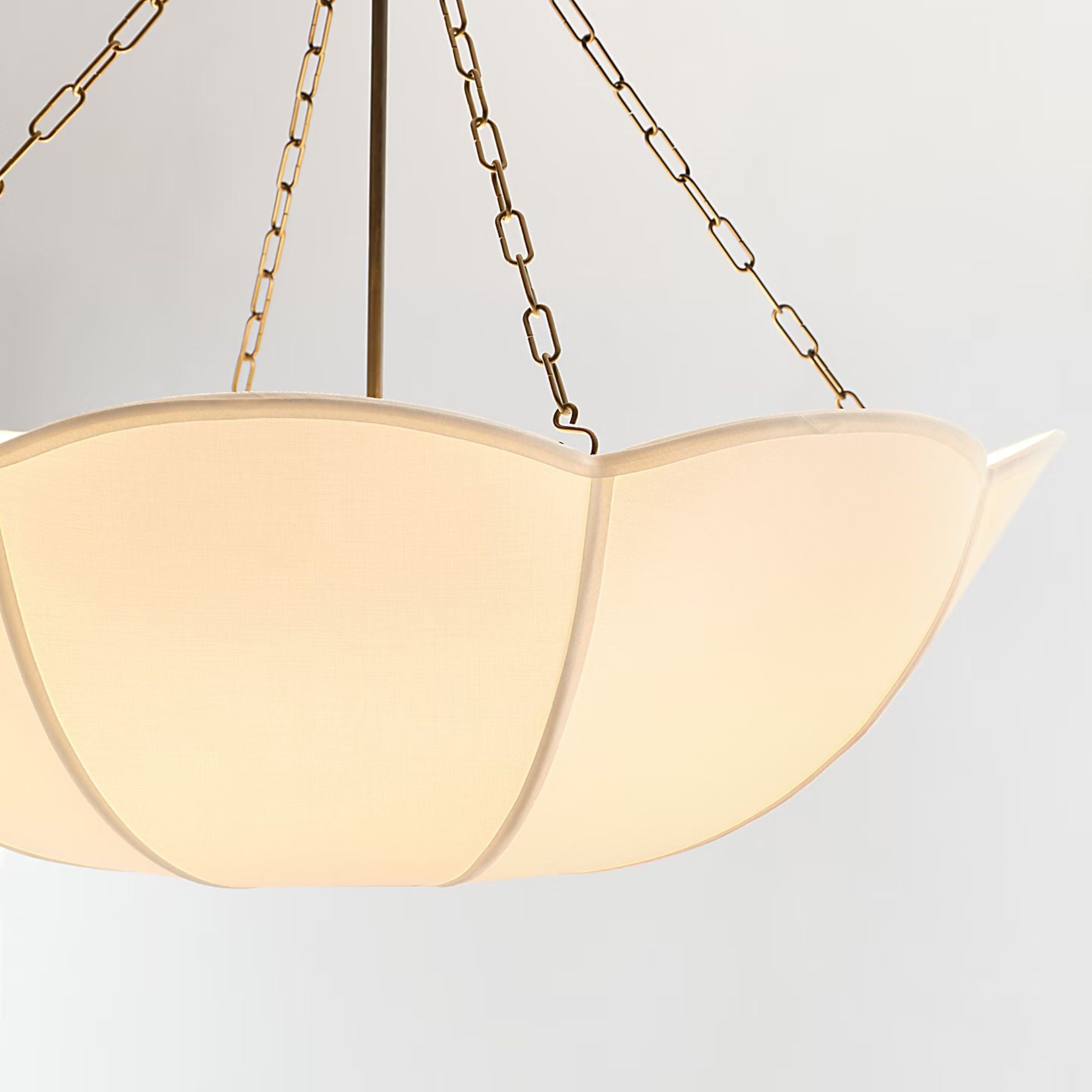 Stassi 32" 4-Light Medium Chandelier, Aged Iron Finish