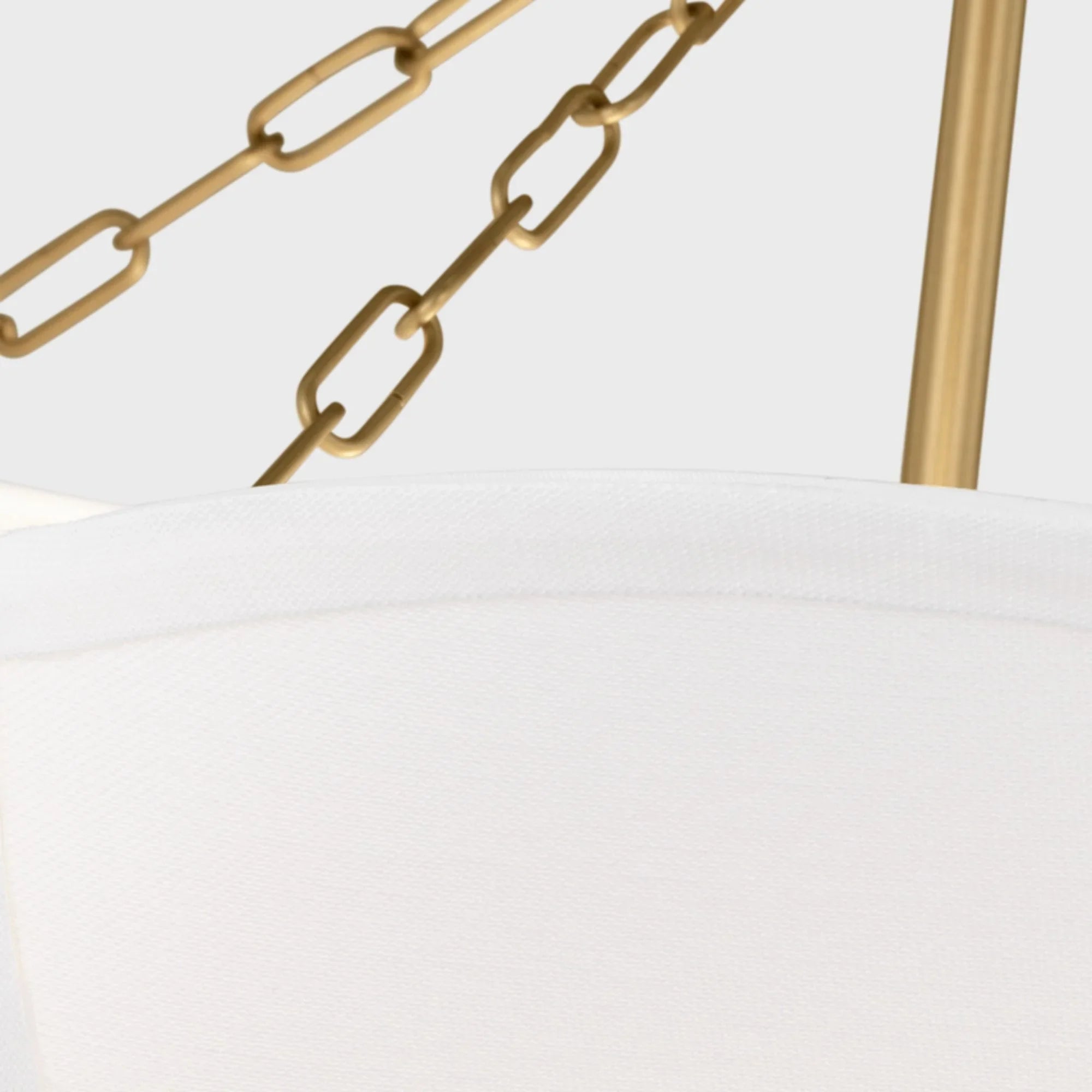 Visual Comfort Studio - Stassi 19" 2-Light Medium Semi Flush Mount, Burnished Brass Finish | Bees Lighting