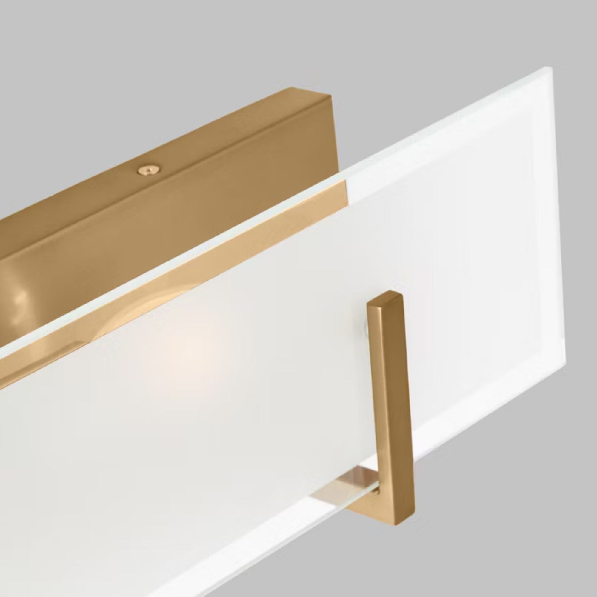 Syll 18" 2-Light Bathroom Vanity, Satin Brass Finish