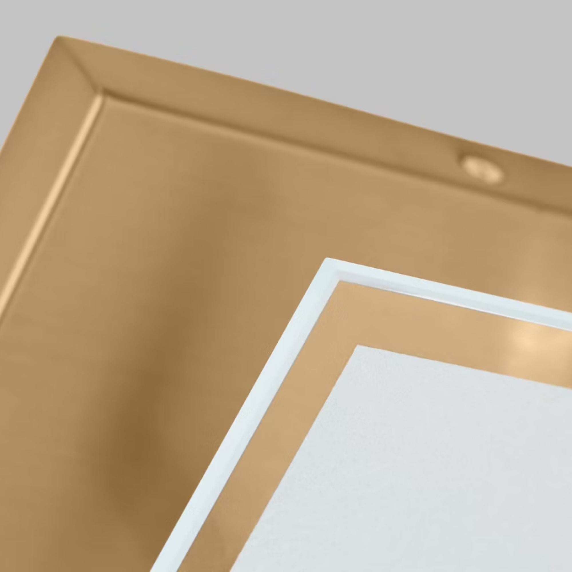 Syll 18" 2-Light Bathroom Vanity, Satin Brass Finish