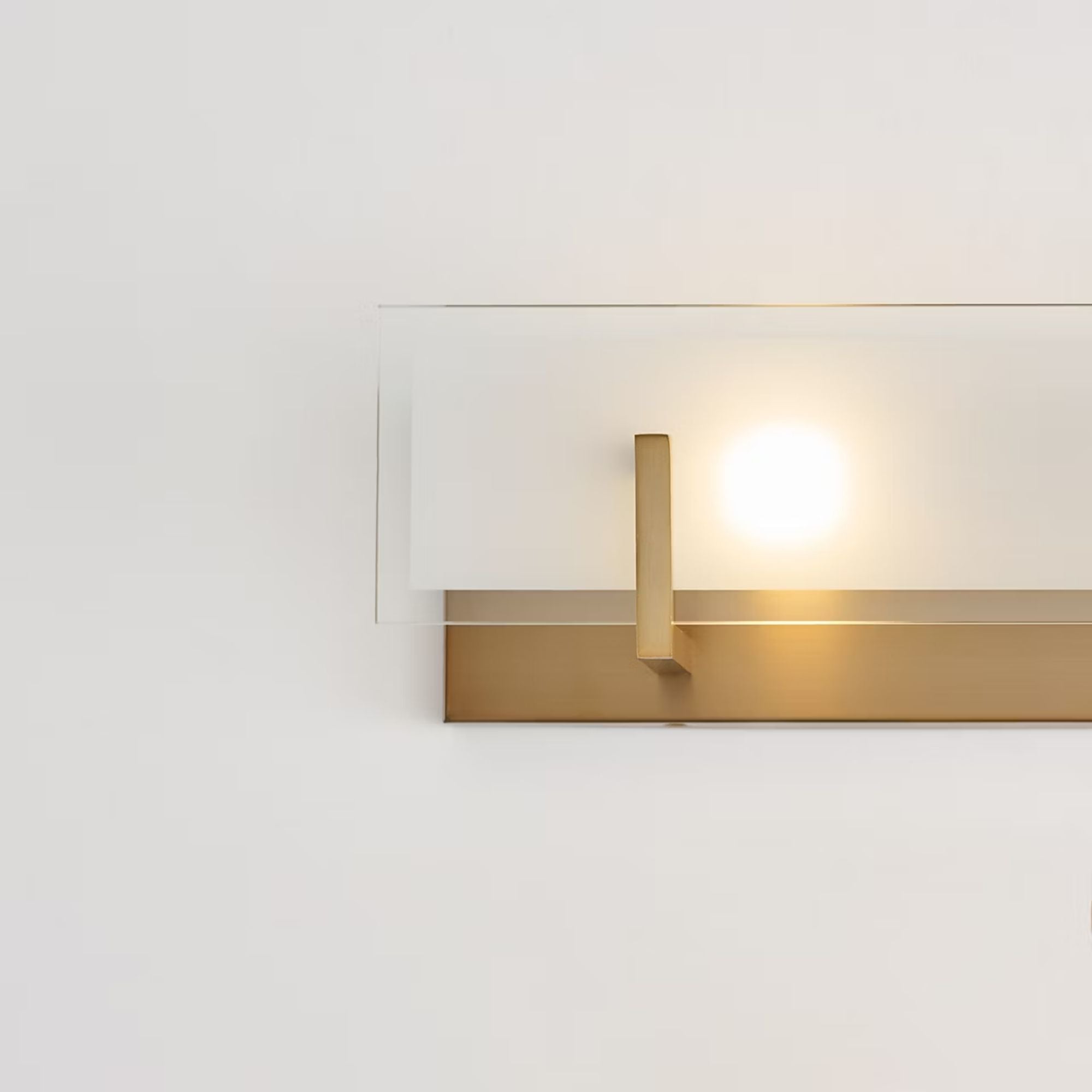 Syll 18" 2-Light Bathroom Vanity, Satin Brass Finish