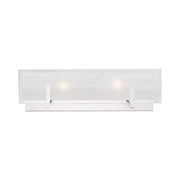 Syll 18" 2-Light LED Bathroom Vanity, Chrome Finish