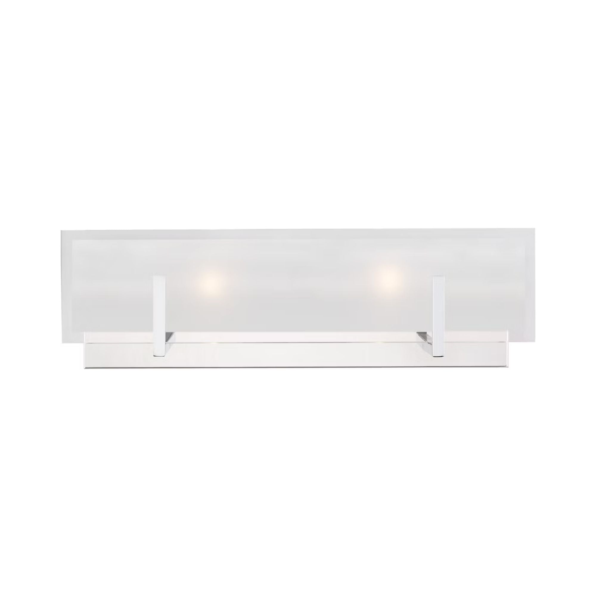 Syll 18" 2-Light LED Bathroom Vanity, Chrome Finish