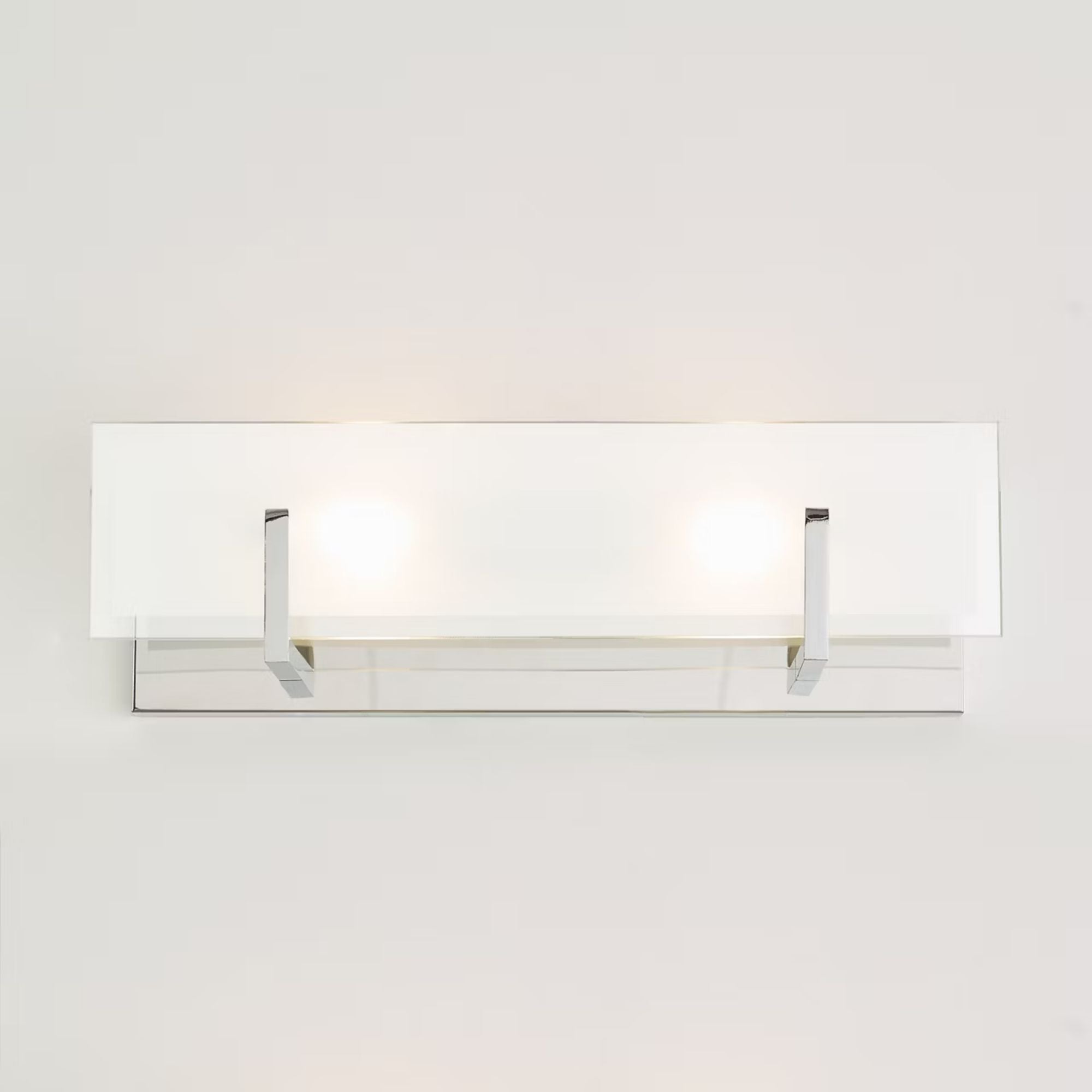 Syll 18" 2-Light LED Bathroom Vanity, Chrome Finish