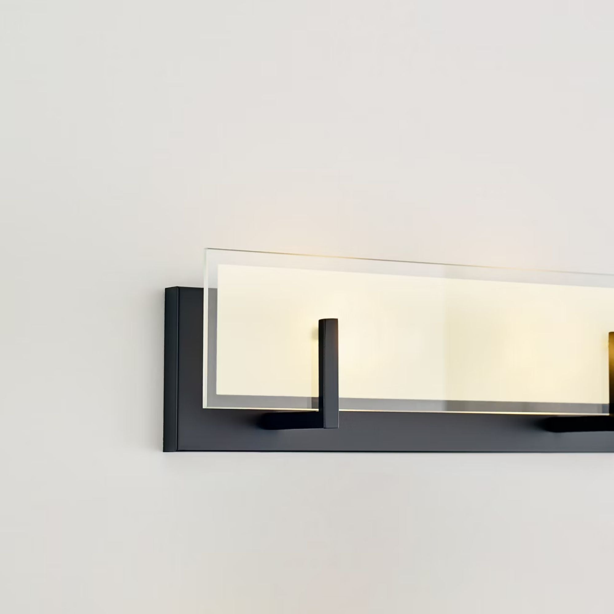 Syll 18" 2-Light LED Bathroom Vanity, Midnight Black Finish