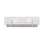 Syll 18" 2-Light LED Bathroom Vanity, Brushed Nickel Finish