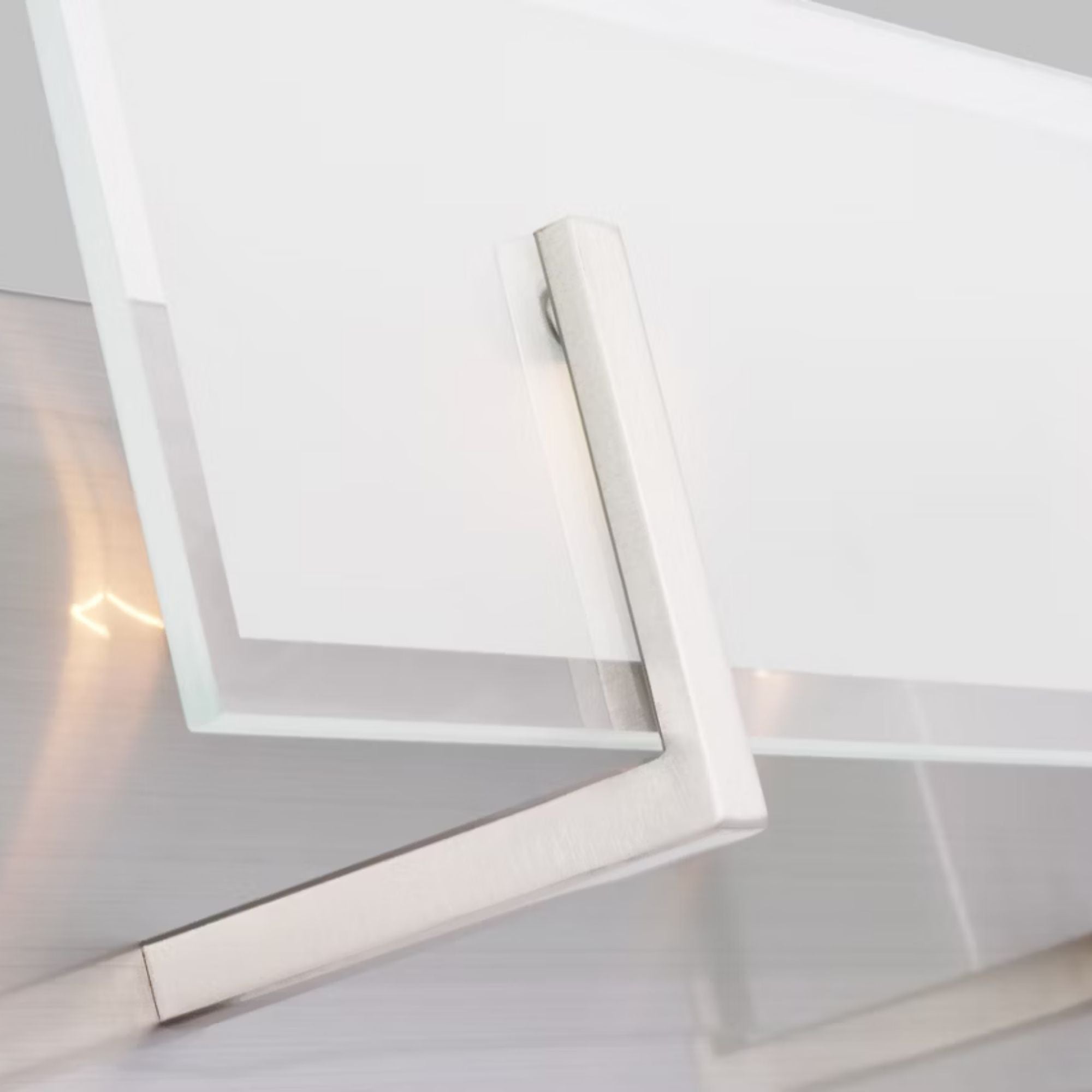 Syll 18" 2-Light LED Bathroom Vanity, Brushed Nickel Finish