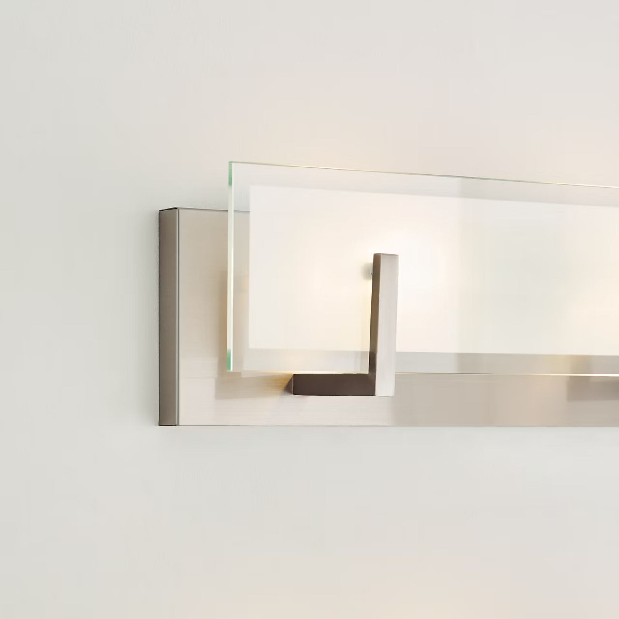 Syll 18" 2-Light LED Bathroom Vanity, Brushed Nickel Finish
