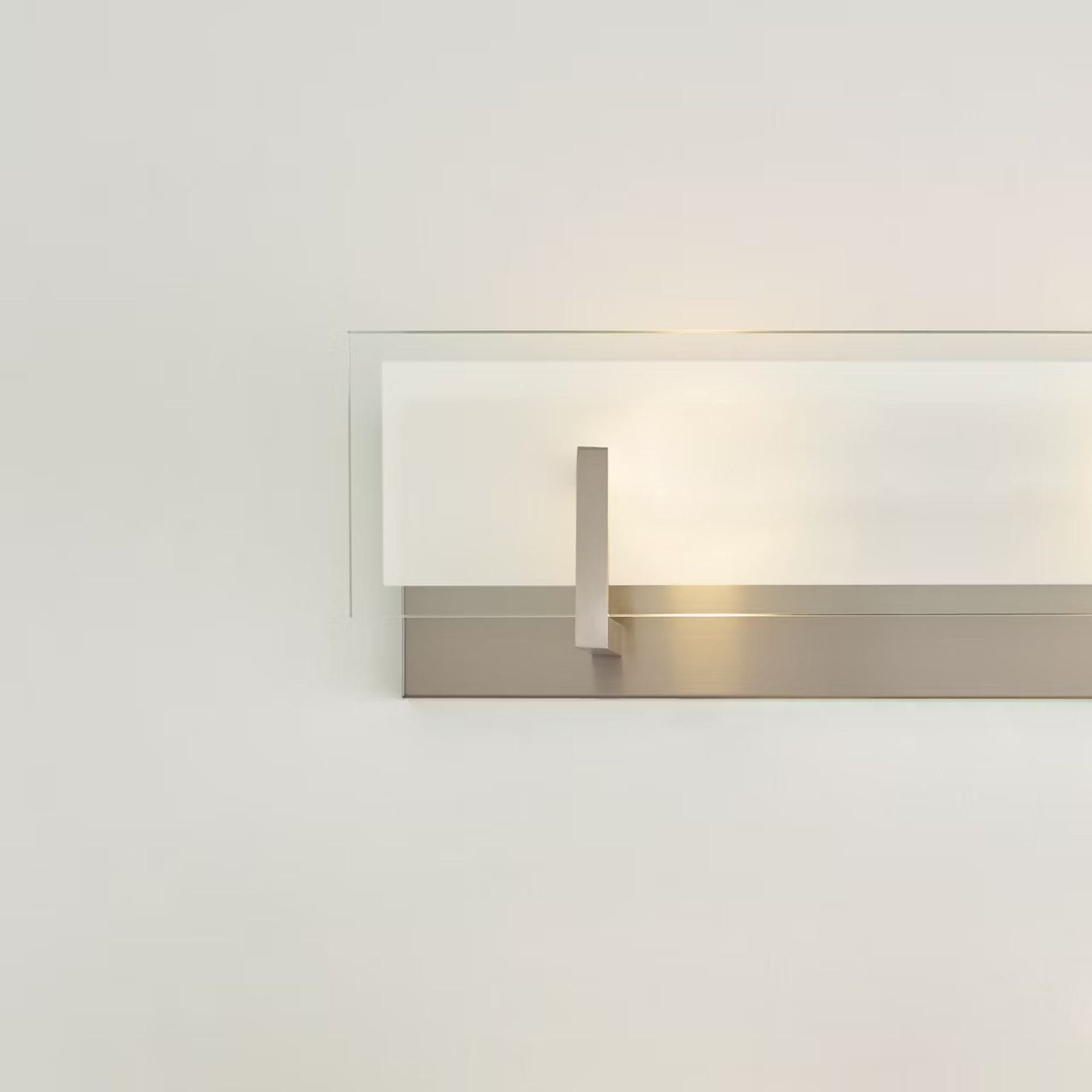 Syll 18" 2-Light LED Bathroom Vanity, Brushed Nickel Finish