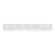 Syll 38" 6-Light LED Bathroom Vanity, Chrome Finish