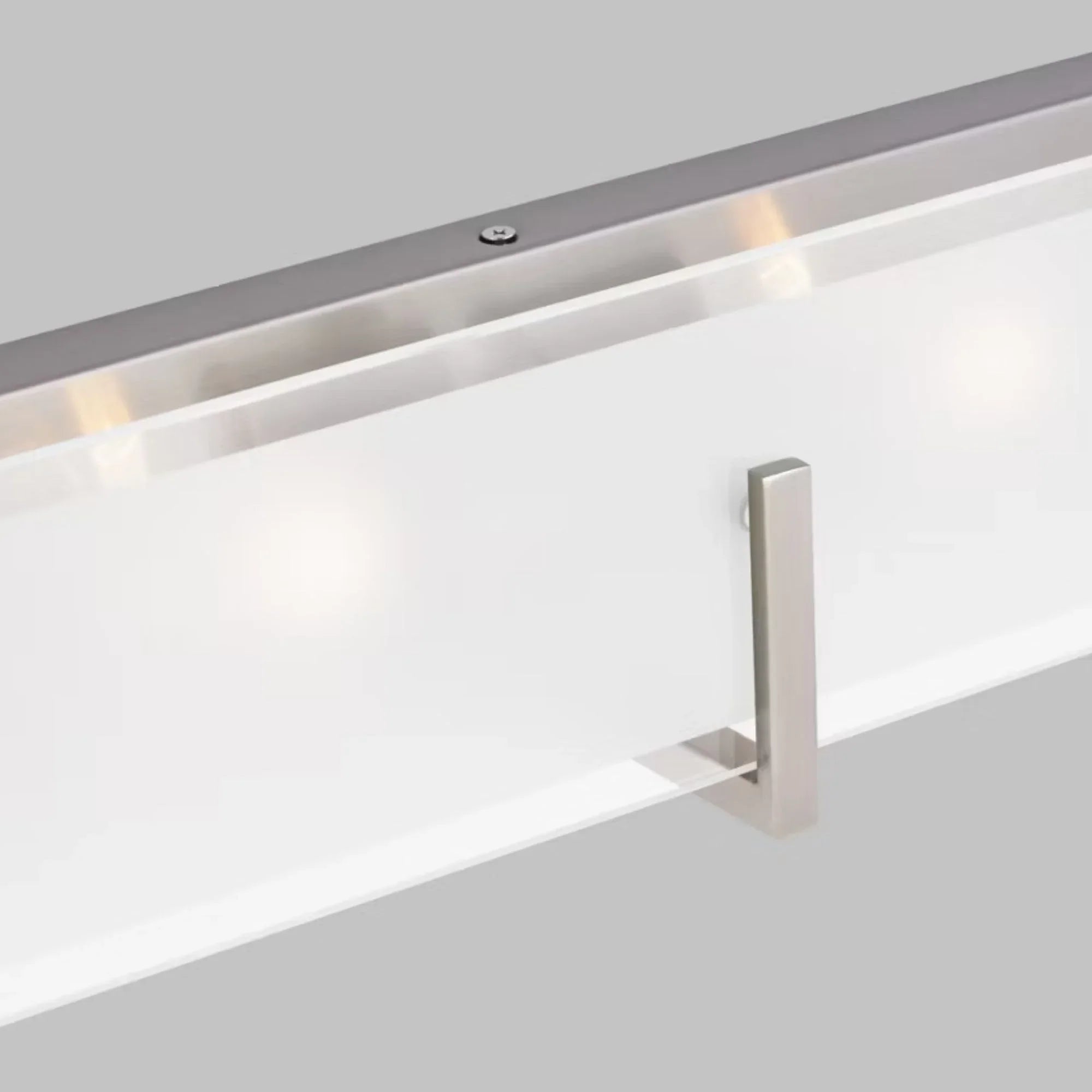 Syll 38" 6-Light LED Bathroom Vanity, Brushed Nickel Finish