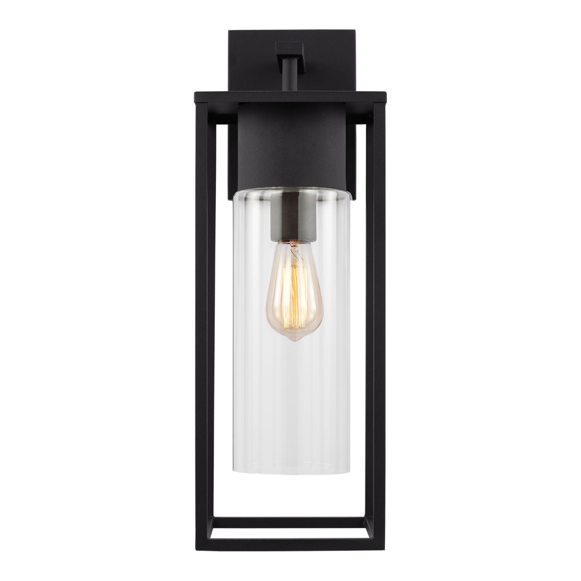Vado 23" X-Large Outdoor Wall Lantern, Black Finish