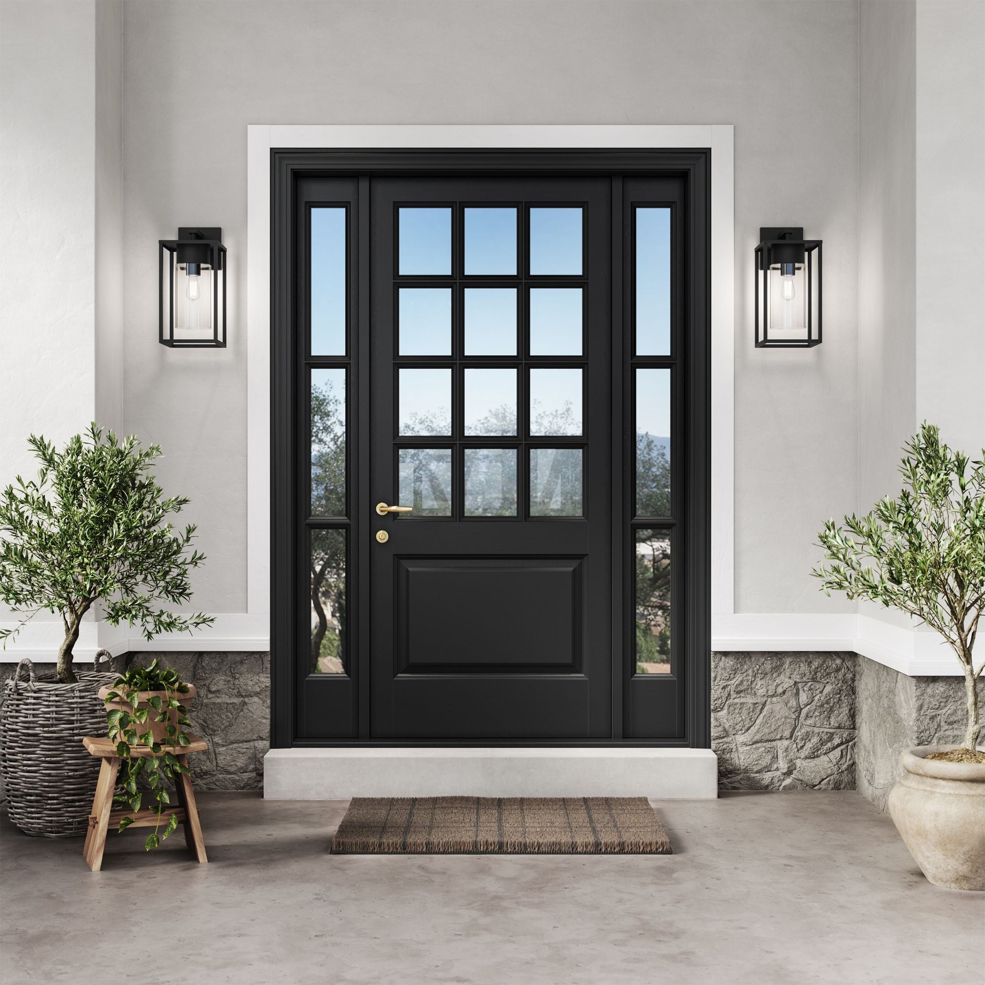 Vado 23" X-Large Outdoor Wall Lantern, Antique Bronze Finish