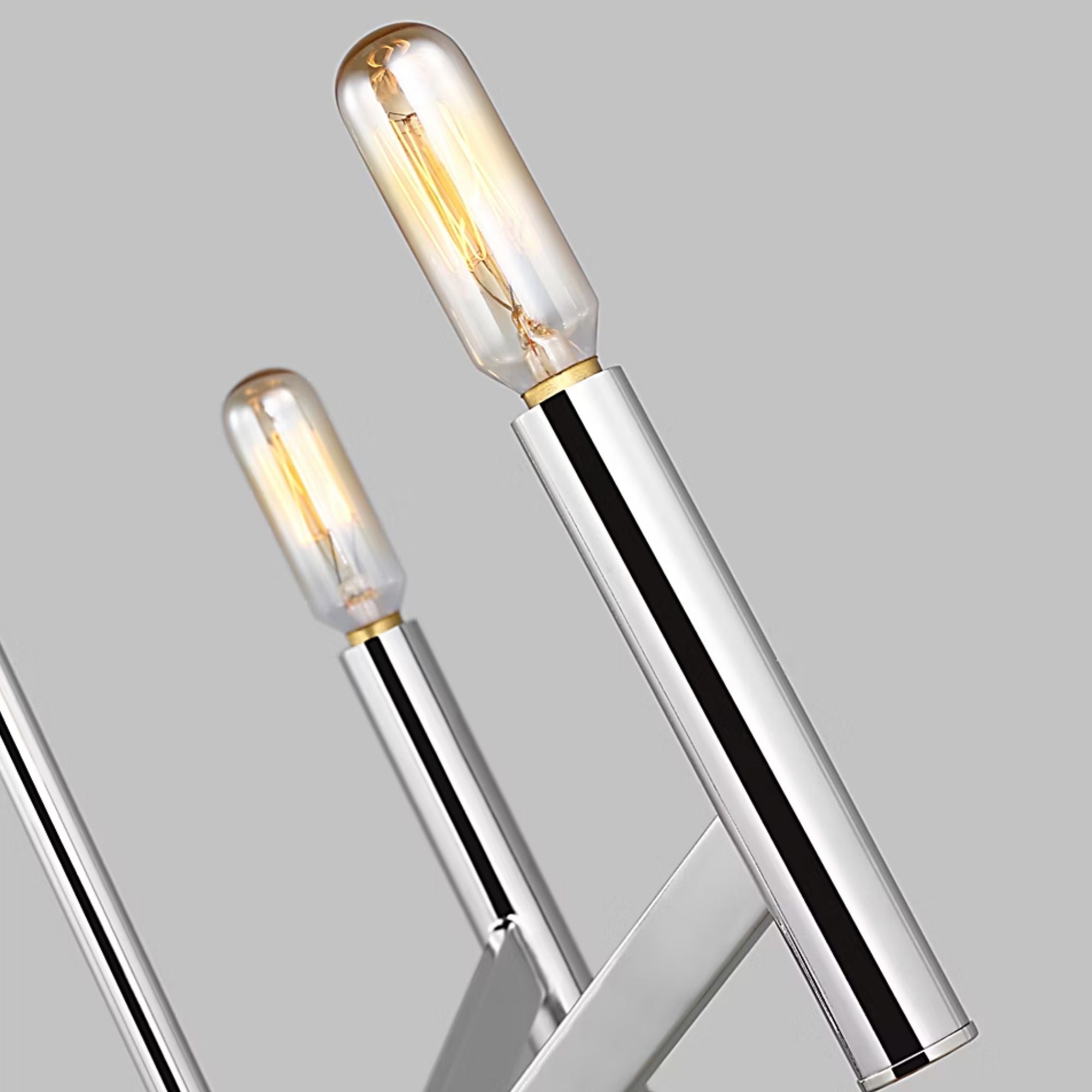 Vector 18" 3-Light Chandelier, Chrome Finish