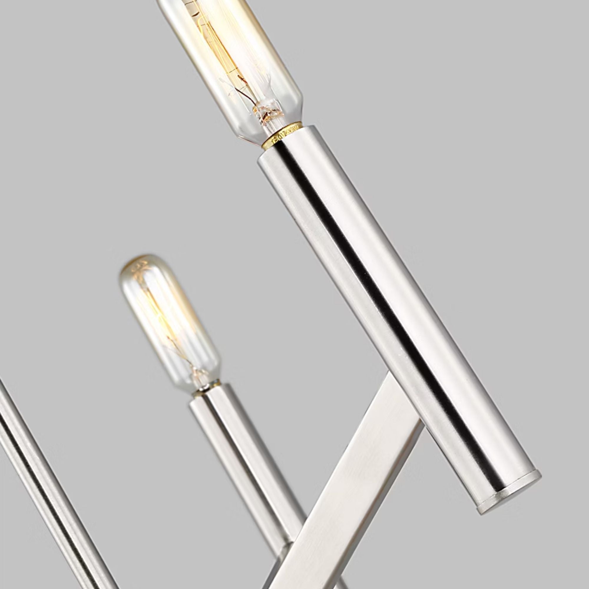 Vector 18" 3-Light Chandelier, Brushed Nickel Finish