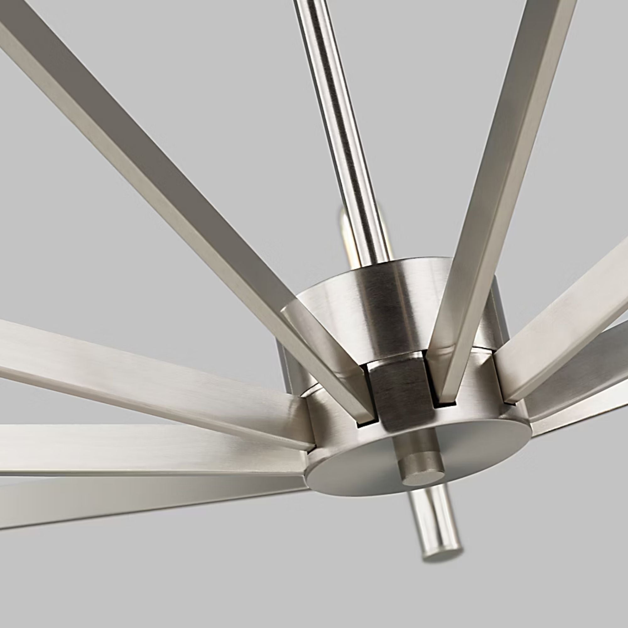 Vector 36" 9-Light Chandelier, Brushed Nickel Finish