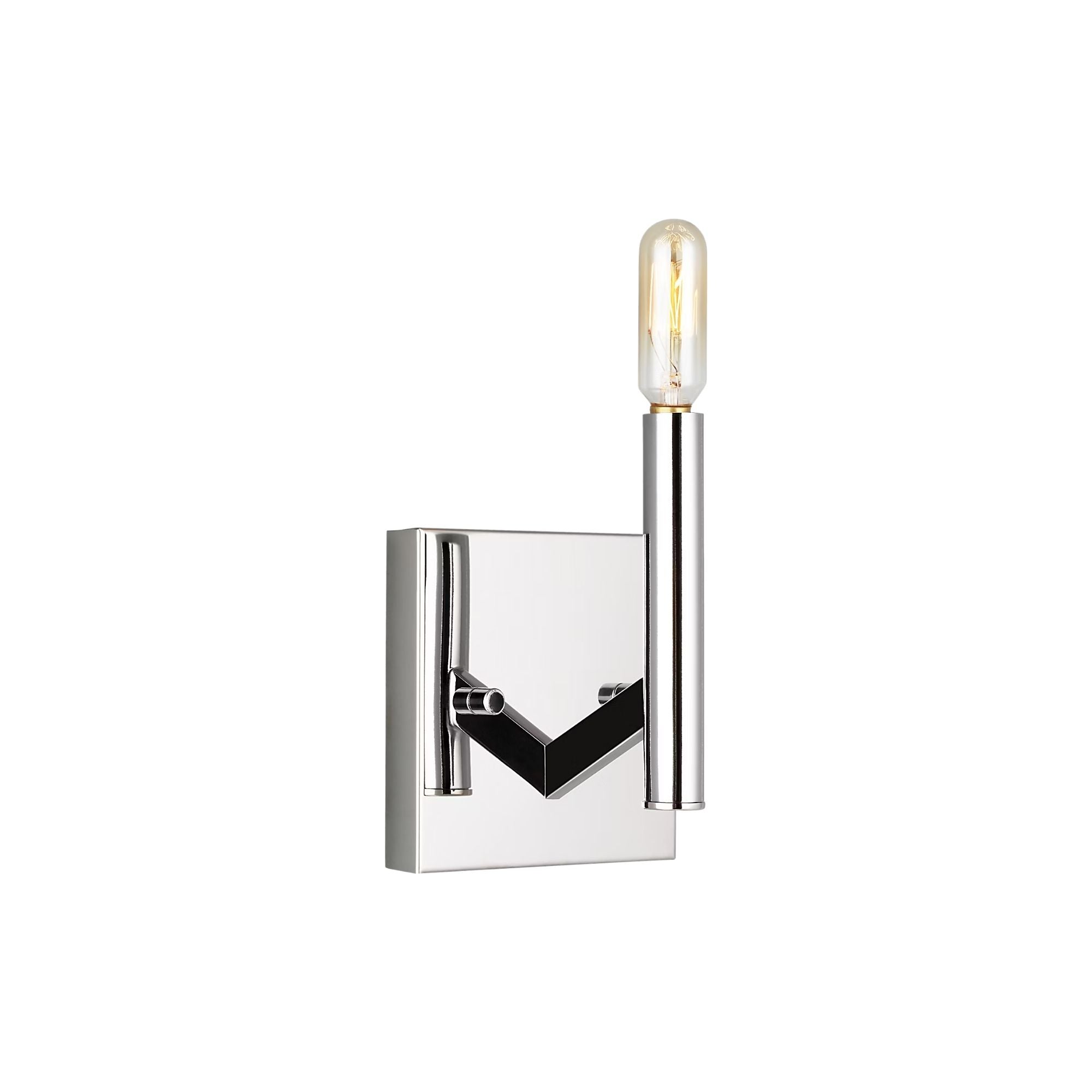 Vector 9" Wall Sconce, Chrome Finish