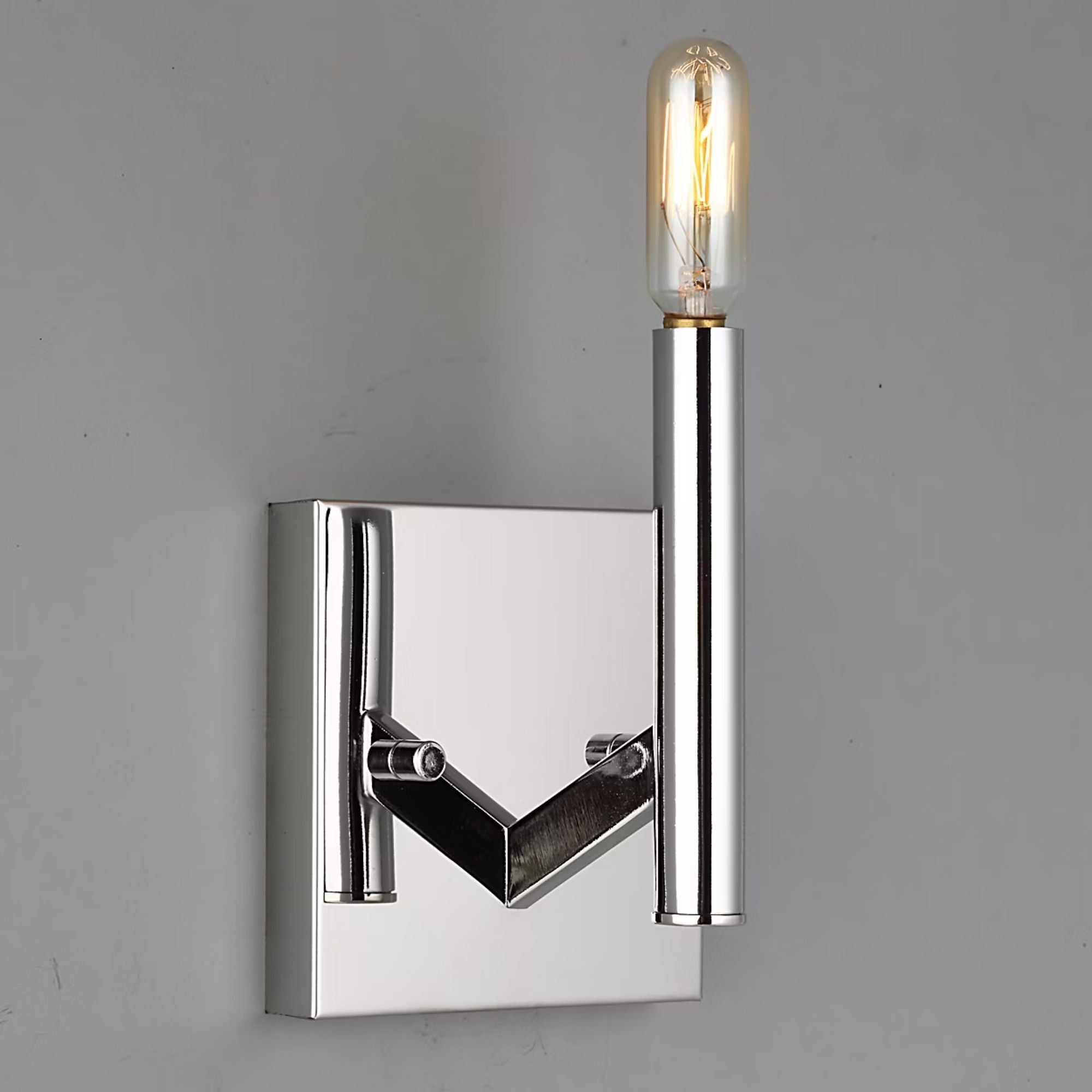 Vector 9" Wall Sconce, Chrome Finish