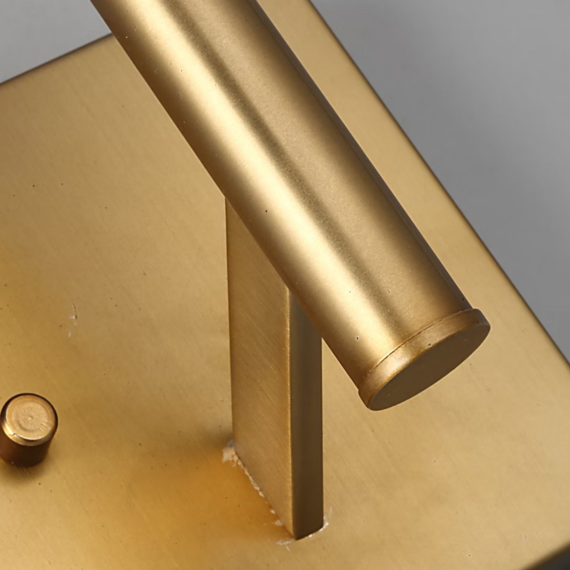 Vector 9" Wall Sconce, Satin Brass Finish