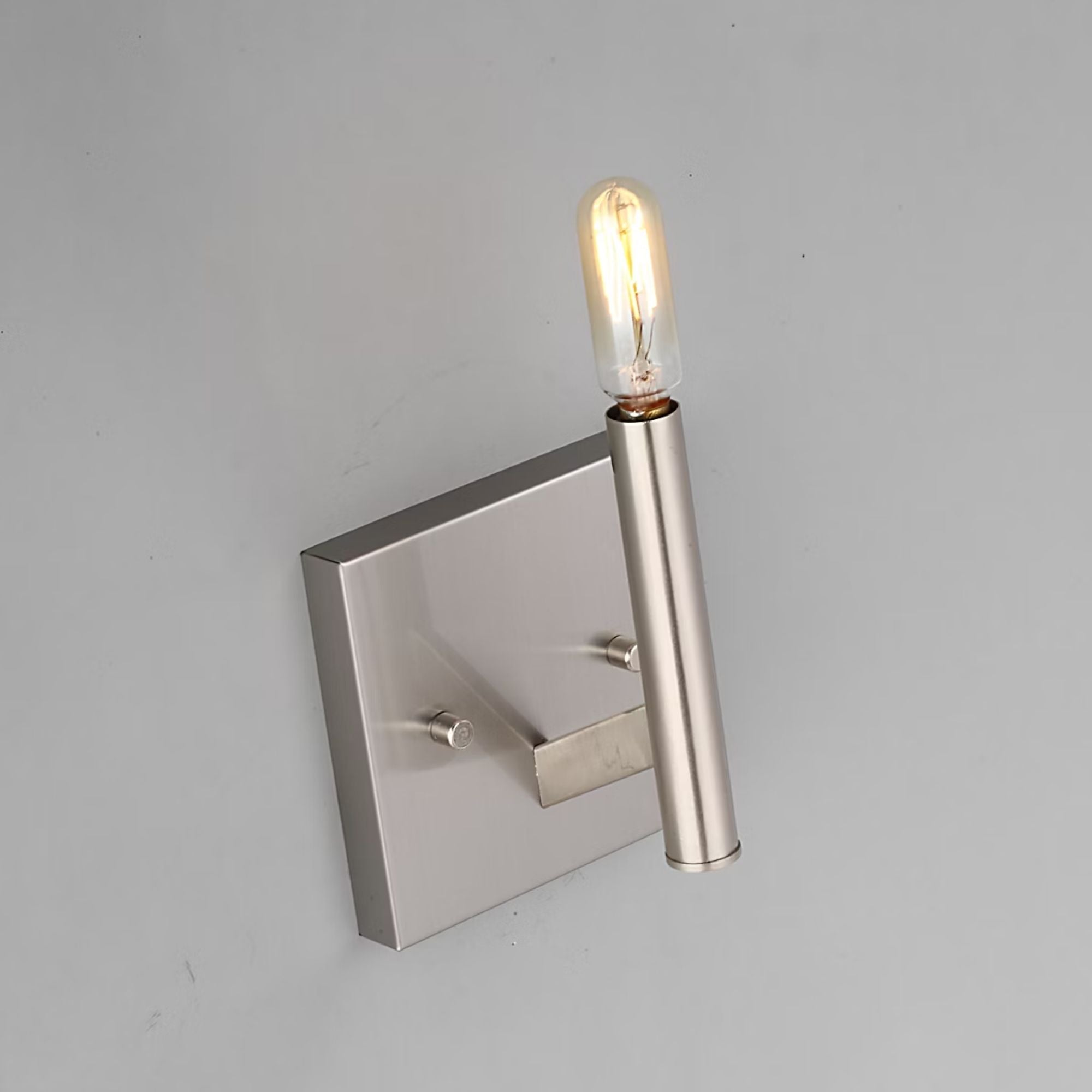 Vector 9" Wall Sconce, Brushed Nickel Finish