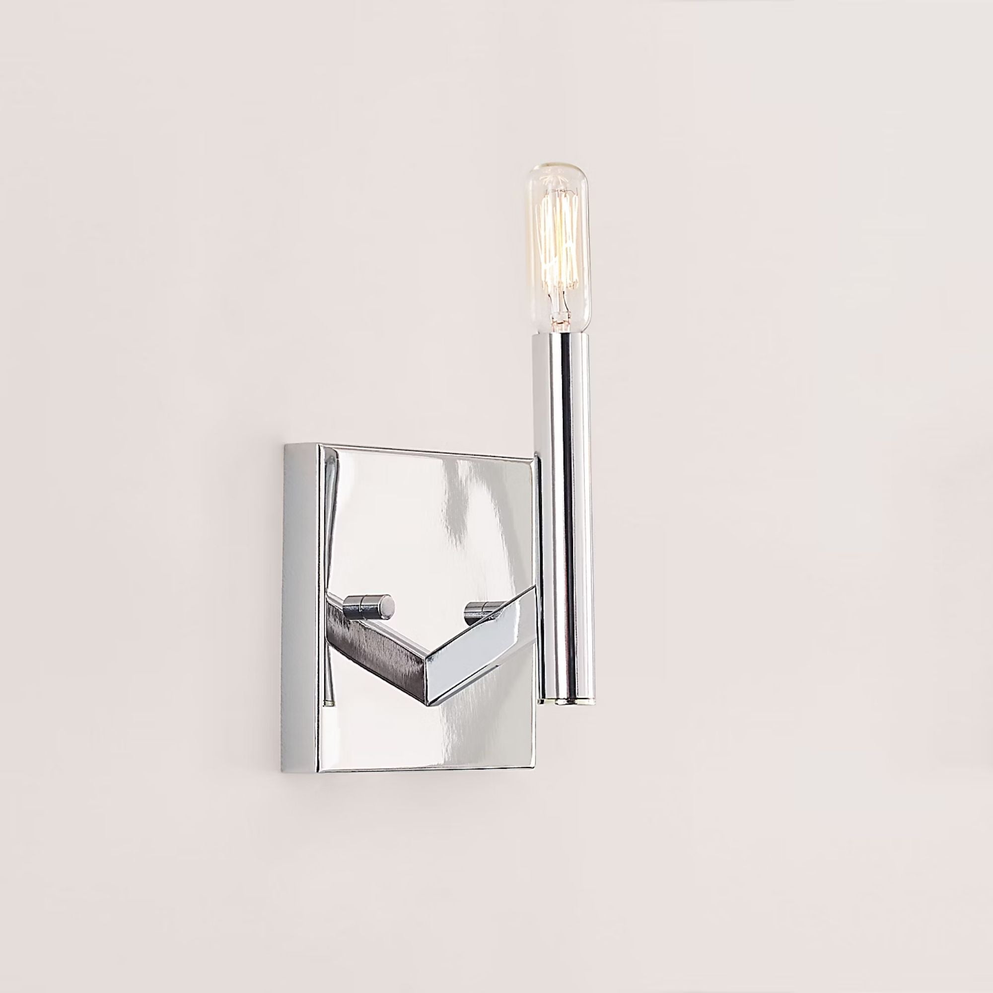 Vector 9" LED Wall Sconce, Chrome Finish