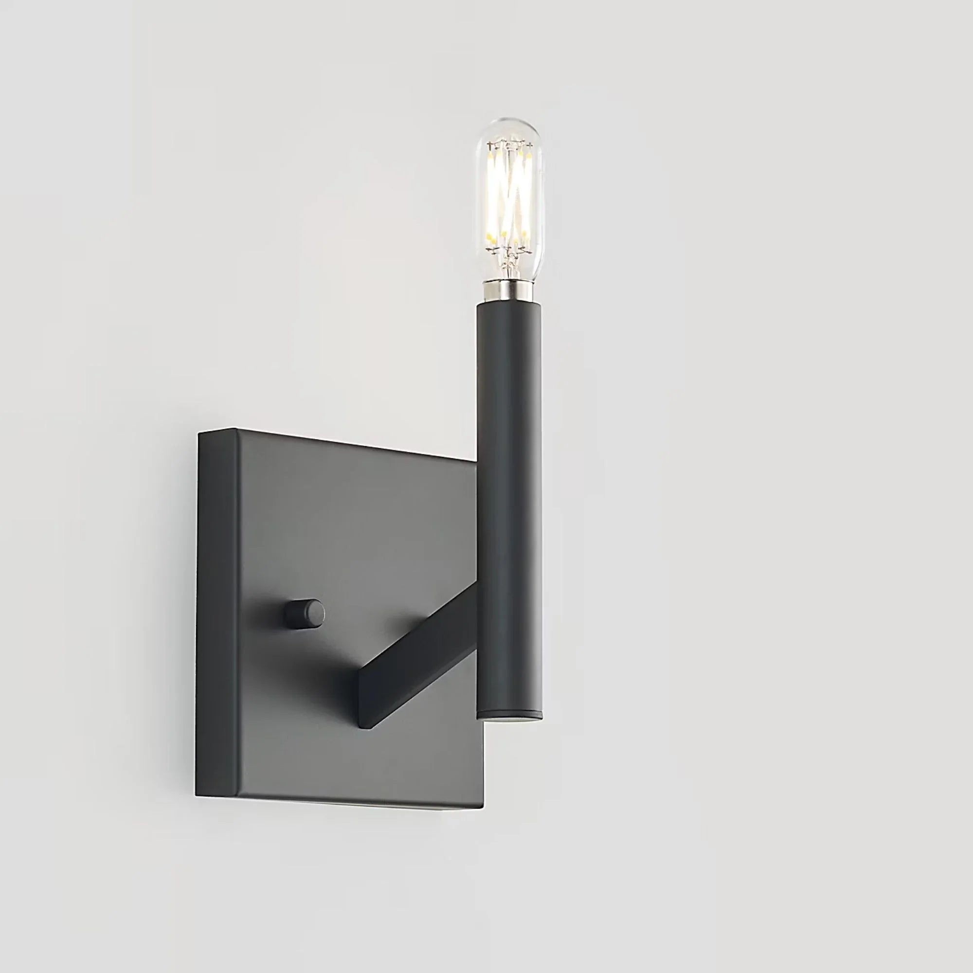 Vector 9" LED Wall Sconce, Midnight Black Finish