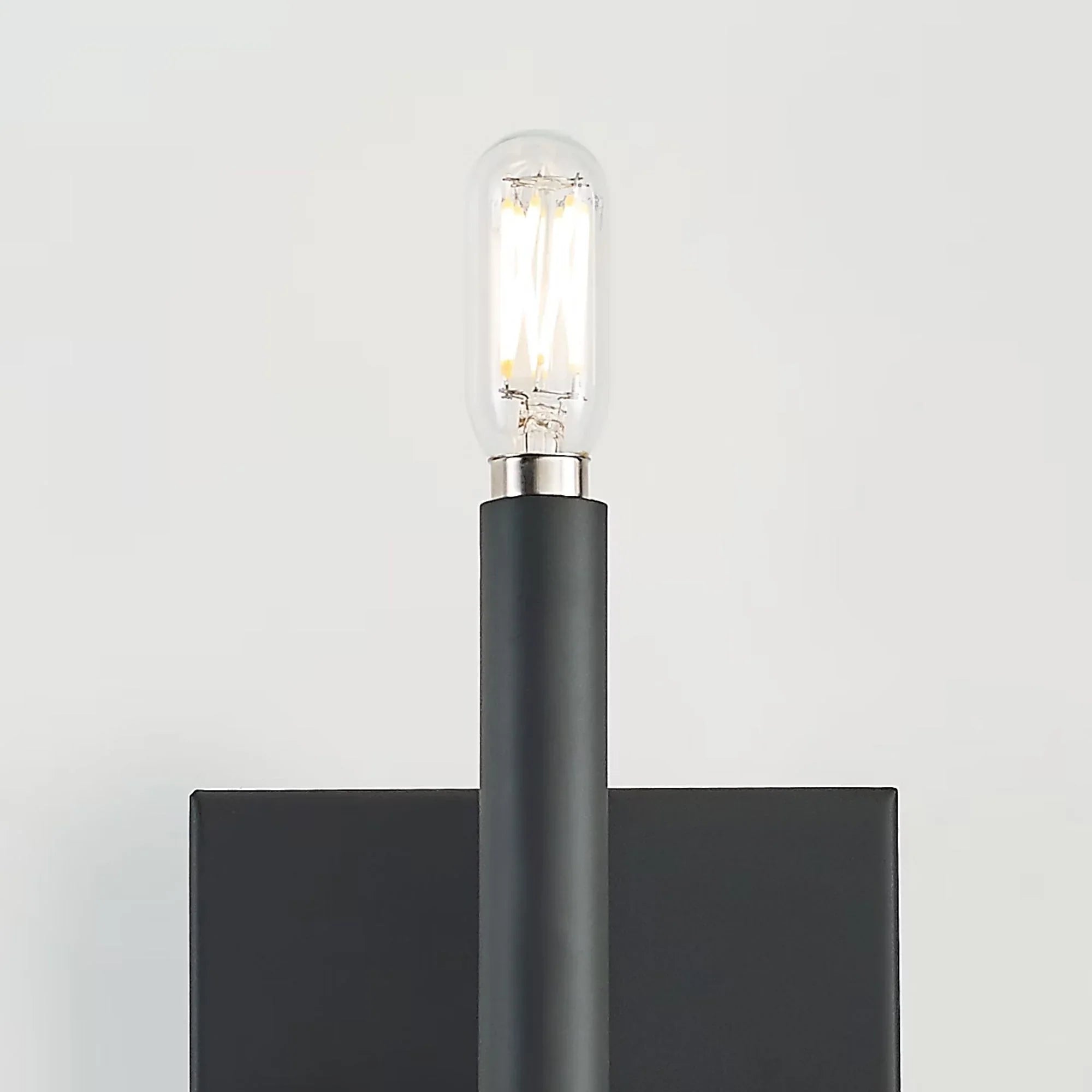 Vector 9" LED Wall Sconce, Midnight Black Finish