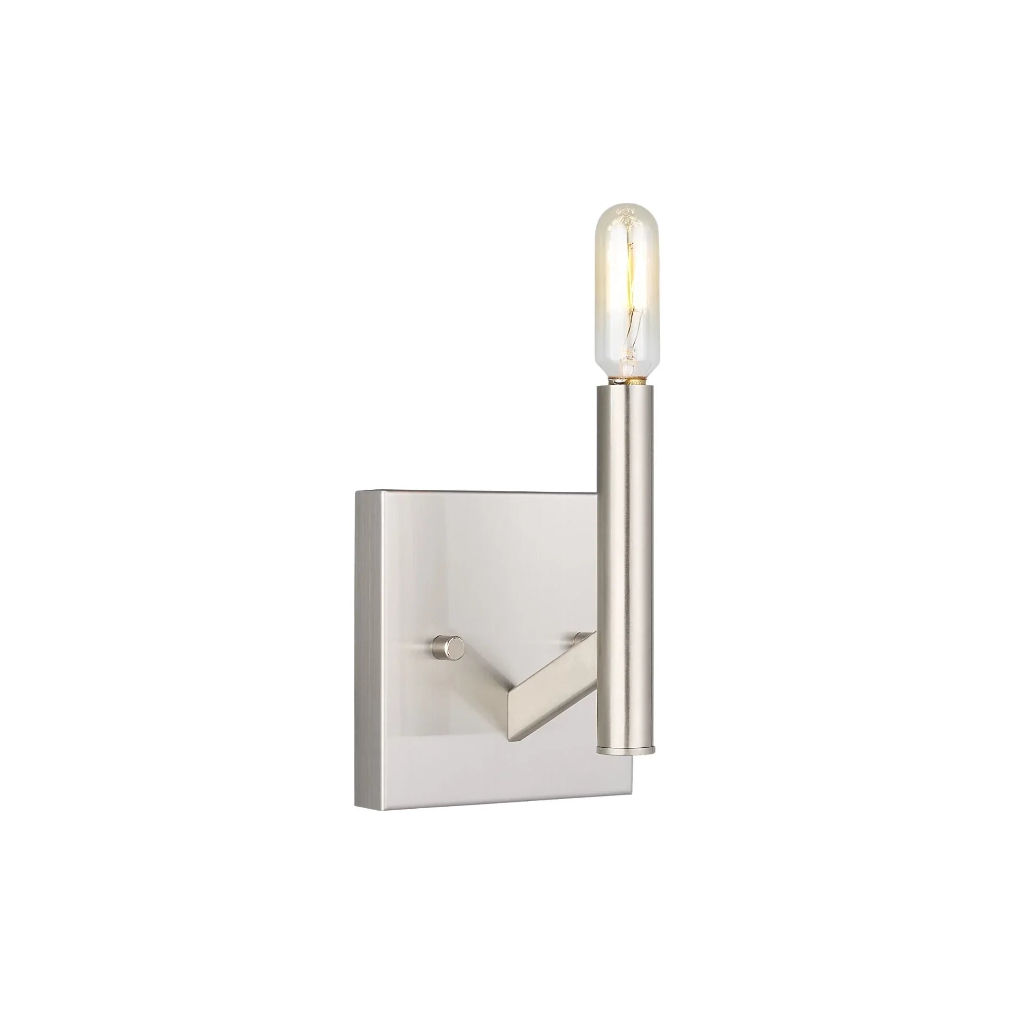 Vector 9" LED Wall Sconce, Brushed Nickel Finish