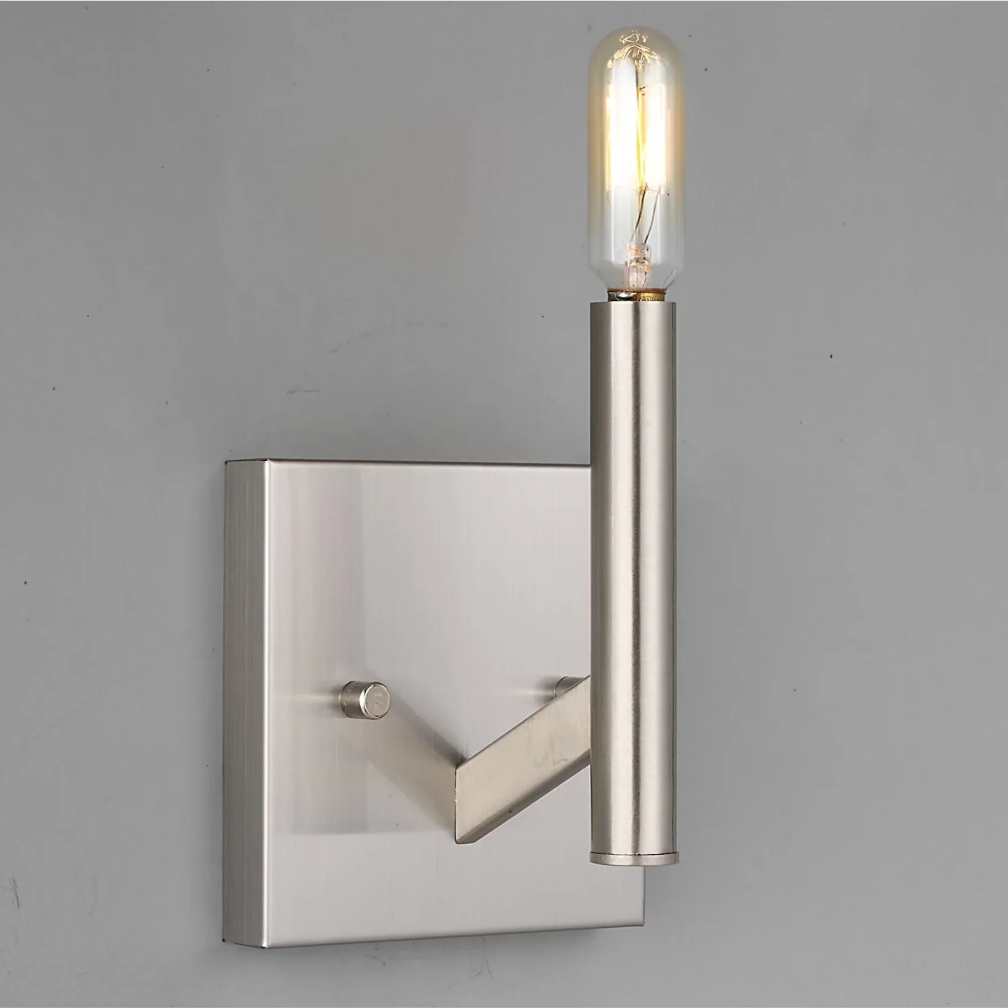 Vector 9" LED Wall Sconce, Brushed Nickel Finish