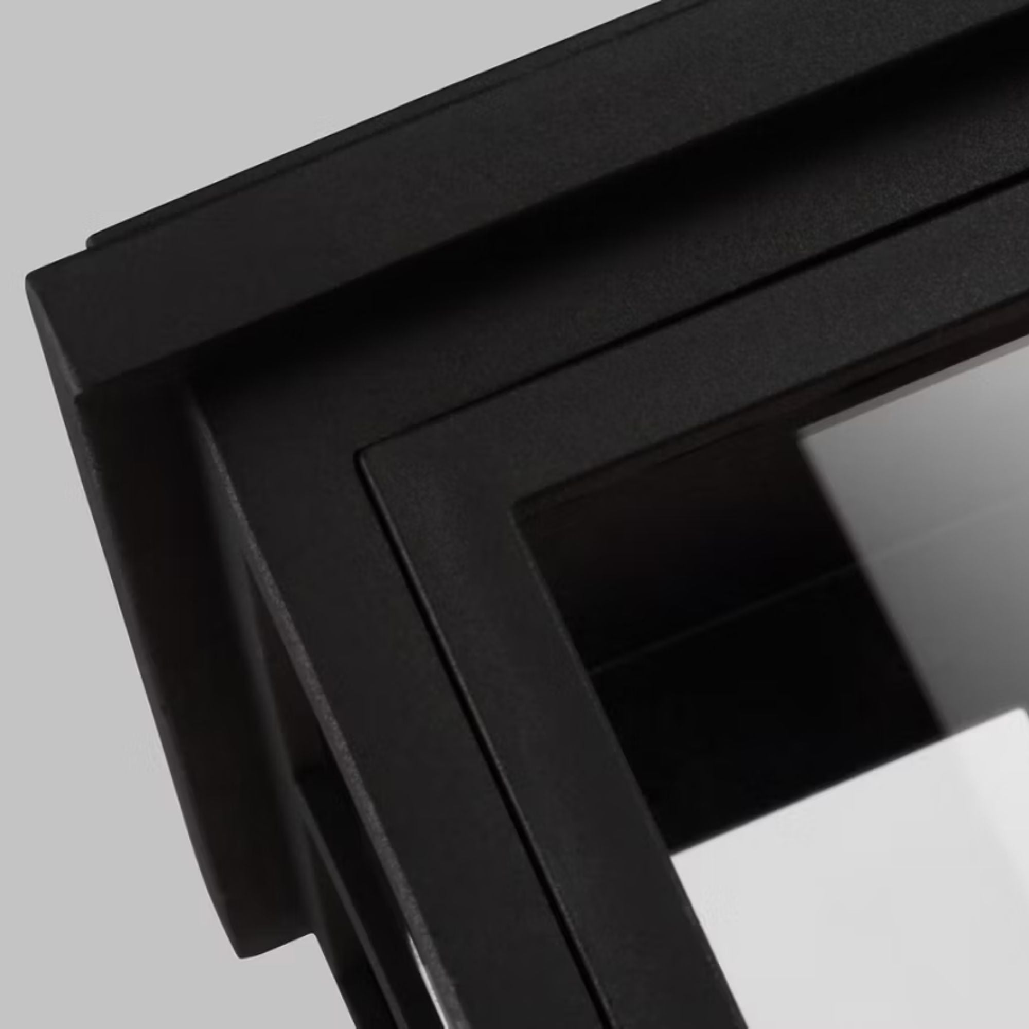 Warren 23" 3-Light Medium Wall Lantern, Textured Black Finish