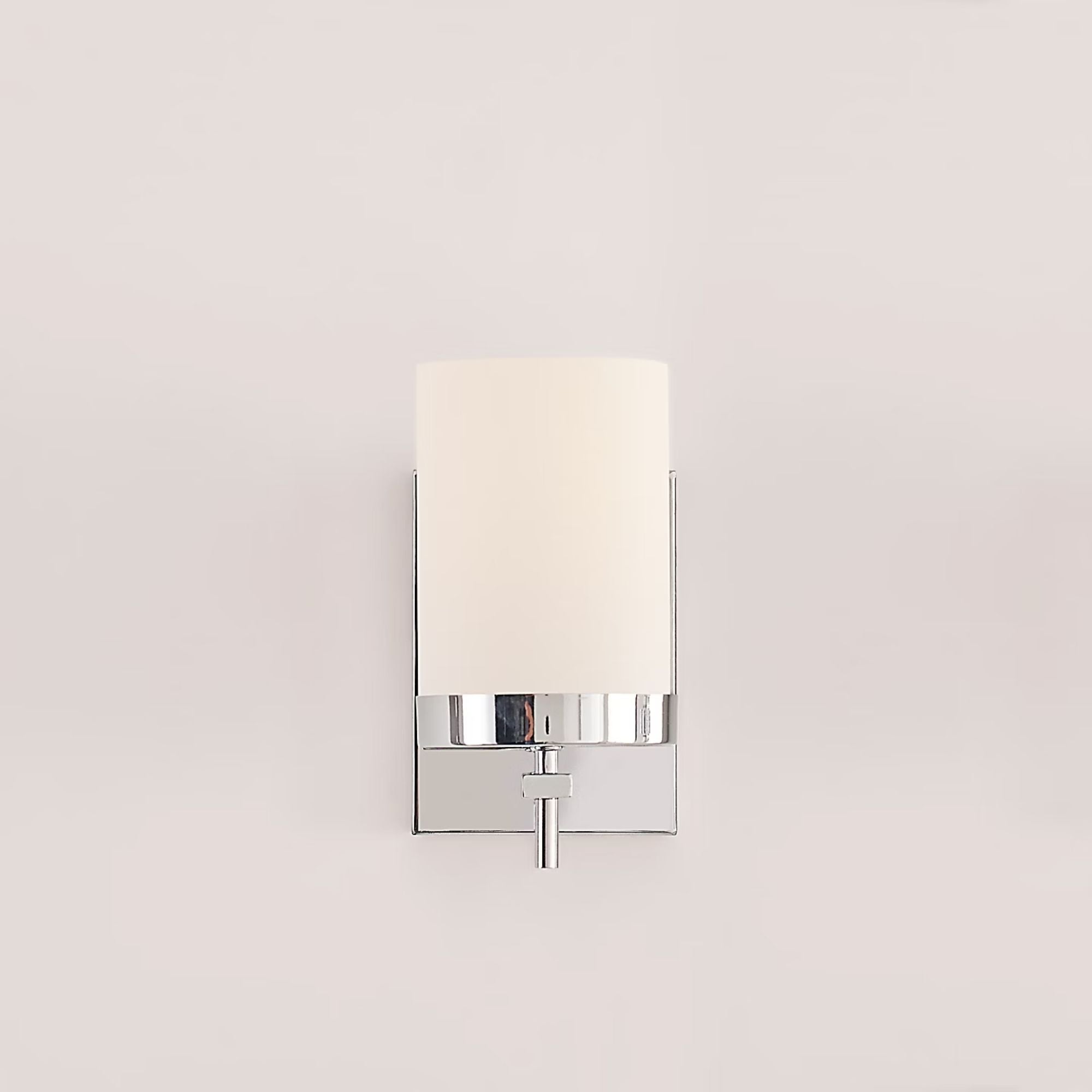 Zire 8" Bath Sconce, Chrome Finish