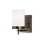 Zire 8" Bath Sconce, Brushed Oil Rubbed Bronze Finish