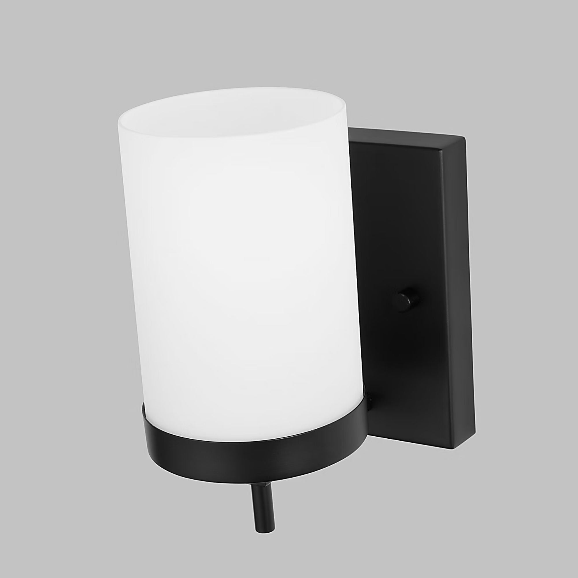 Zire 8" LED Bath Sconce, Midnight Black Finish