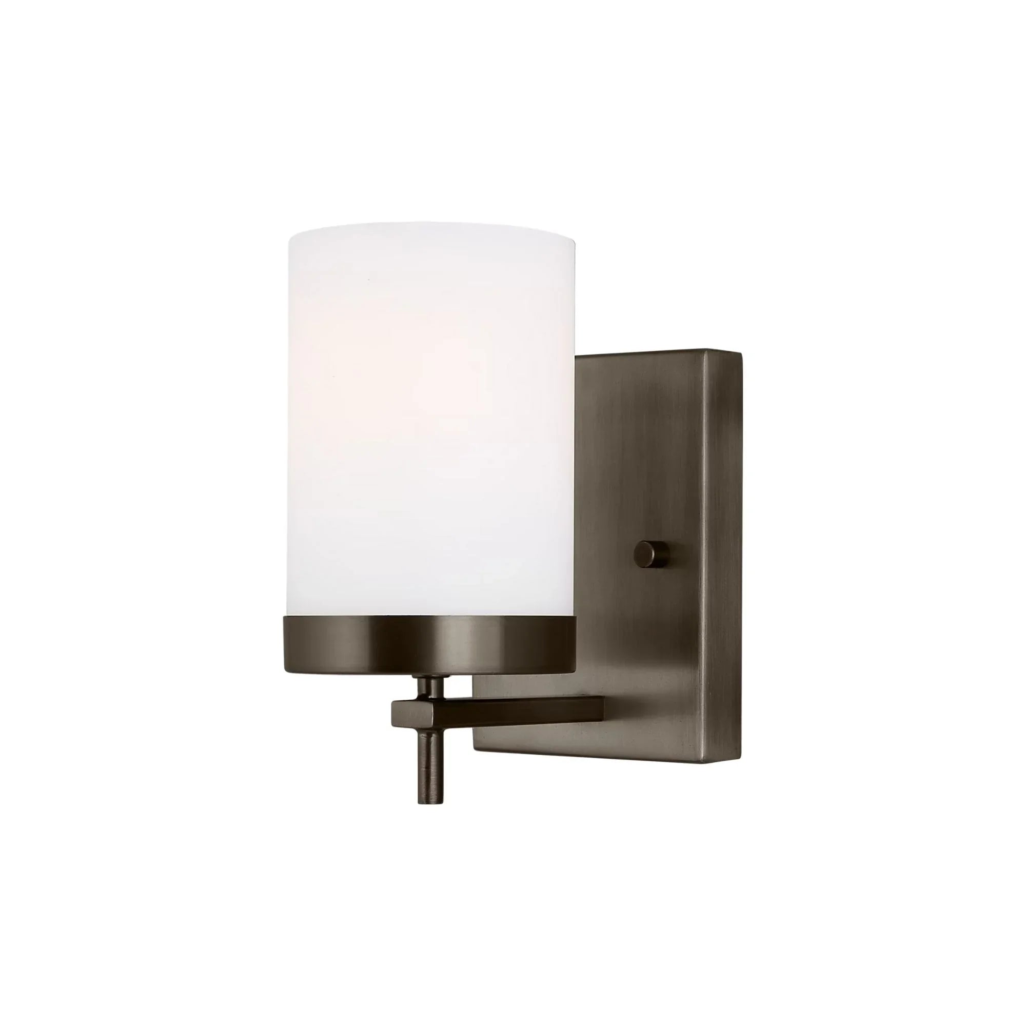 Zire 8" LED Bath Sconce, Brushed Oil Rubbed Bronze Finish