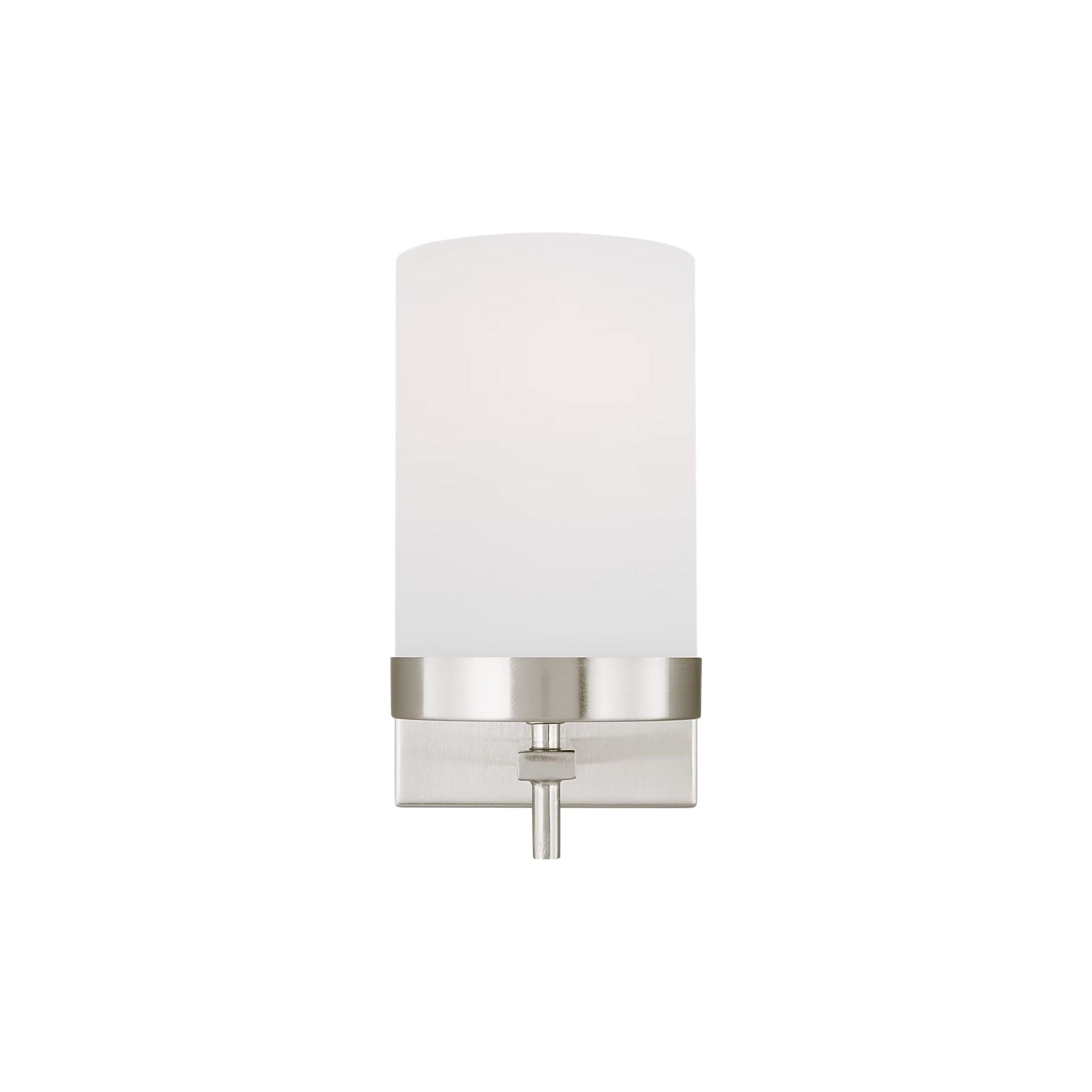 Zire 8" LED Bath Sconce, Brushed Nickel Finish