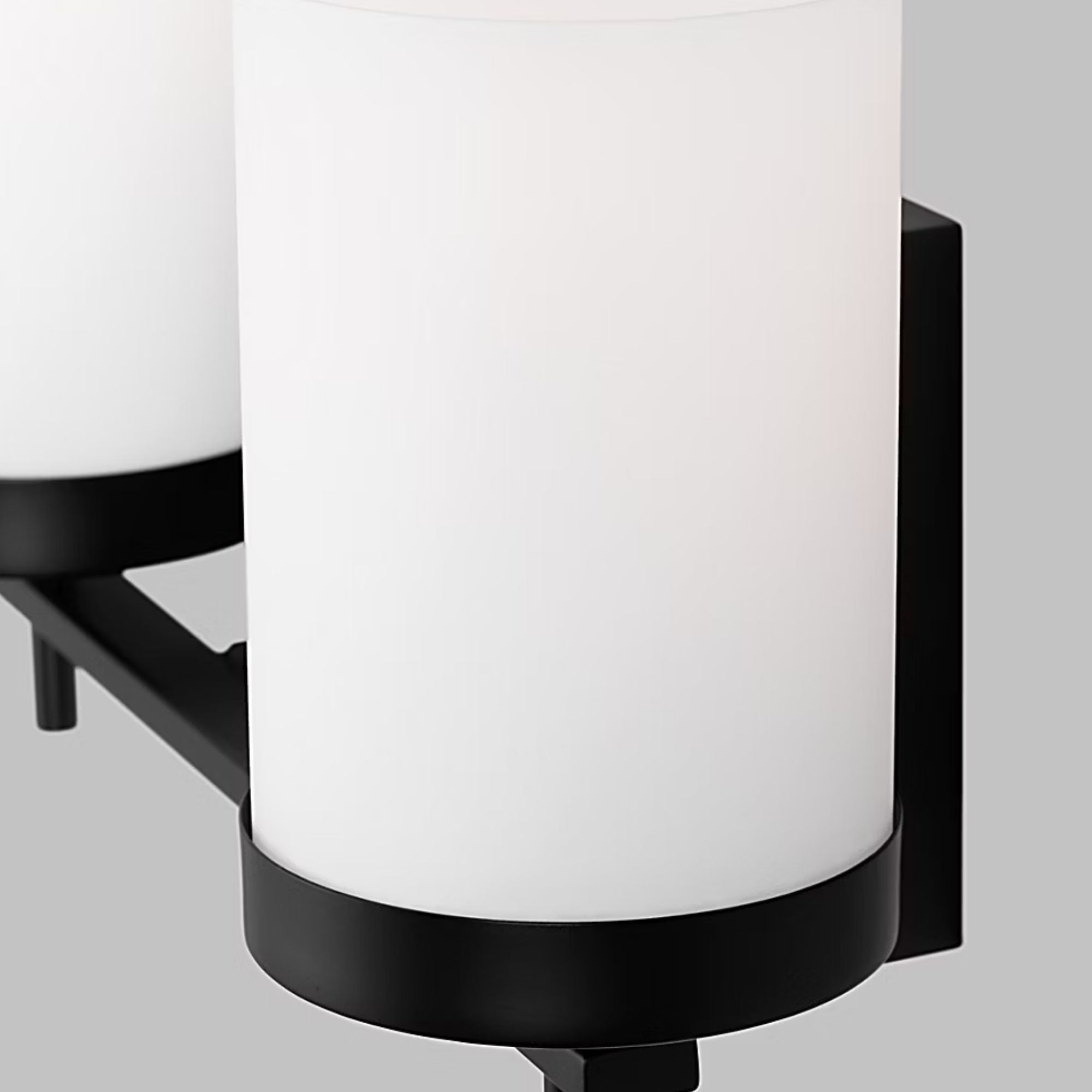 Zire 14" 2-Light Bathroom Vanity, Midnight Black Finish