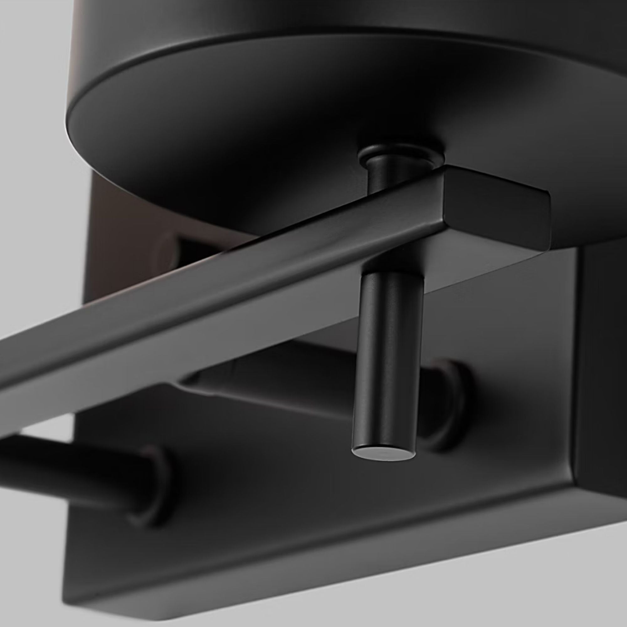 Zire 14" 2-Light Bathroom Vanity, Midnight Black Finish