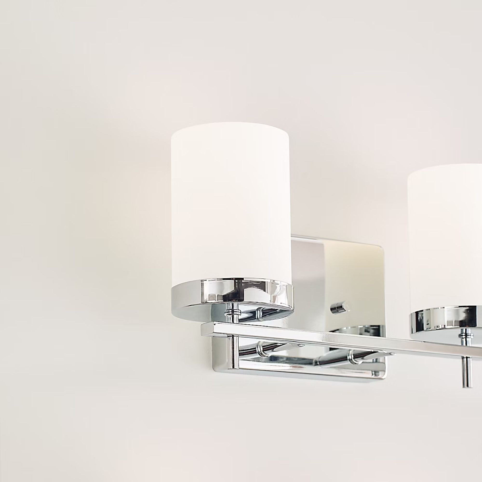 Zire 14" 2-Light LED Bathroom Vanity, Chrome Finish