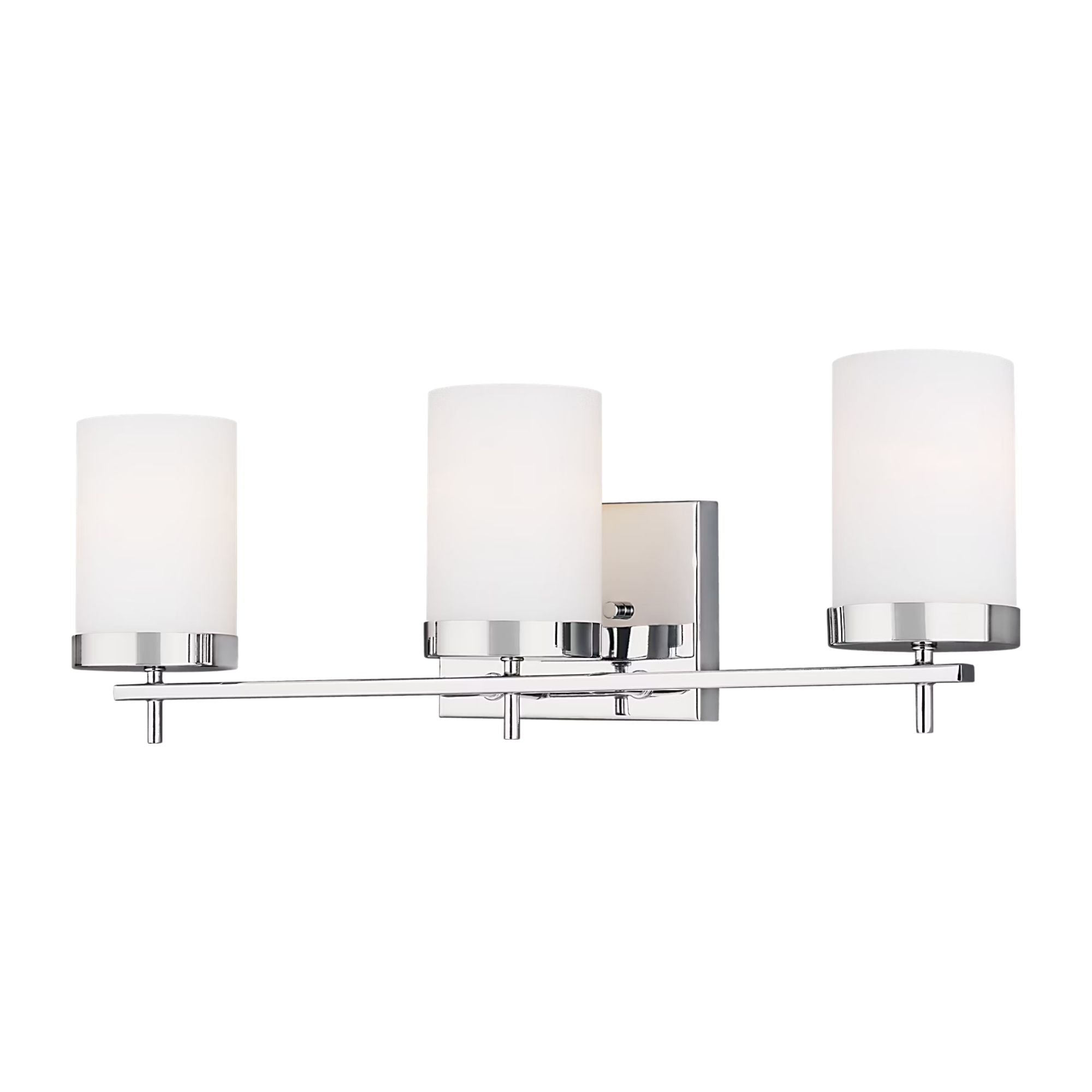 Zire 24" 3-Light Bathroom Vanity, Chrome Finish