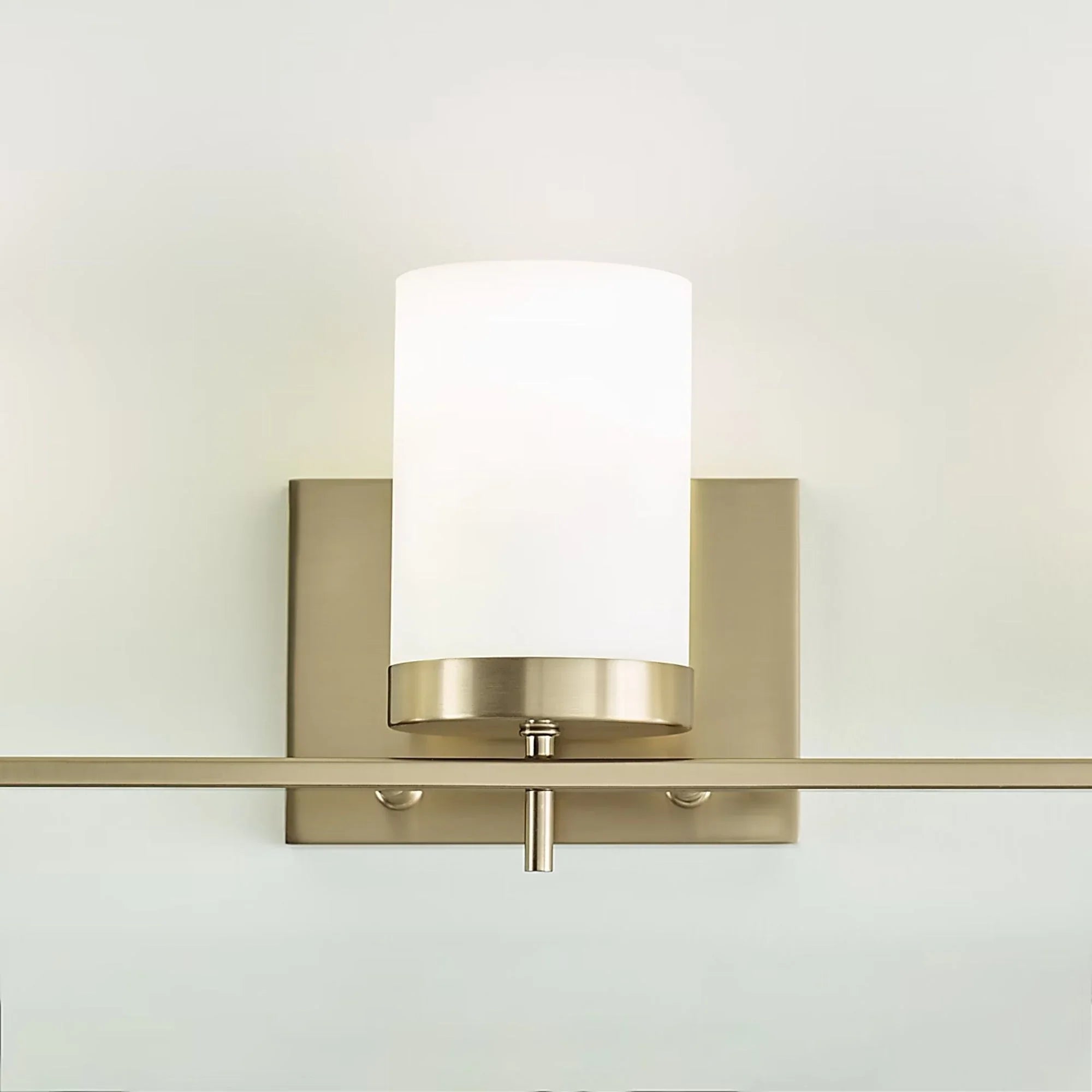 Zire 24" 3-Light Bathroom Vanity, Satin Brass Finish