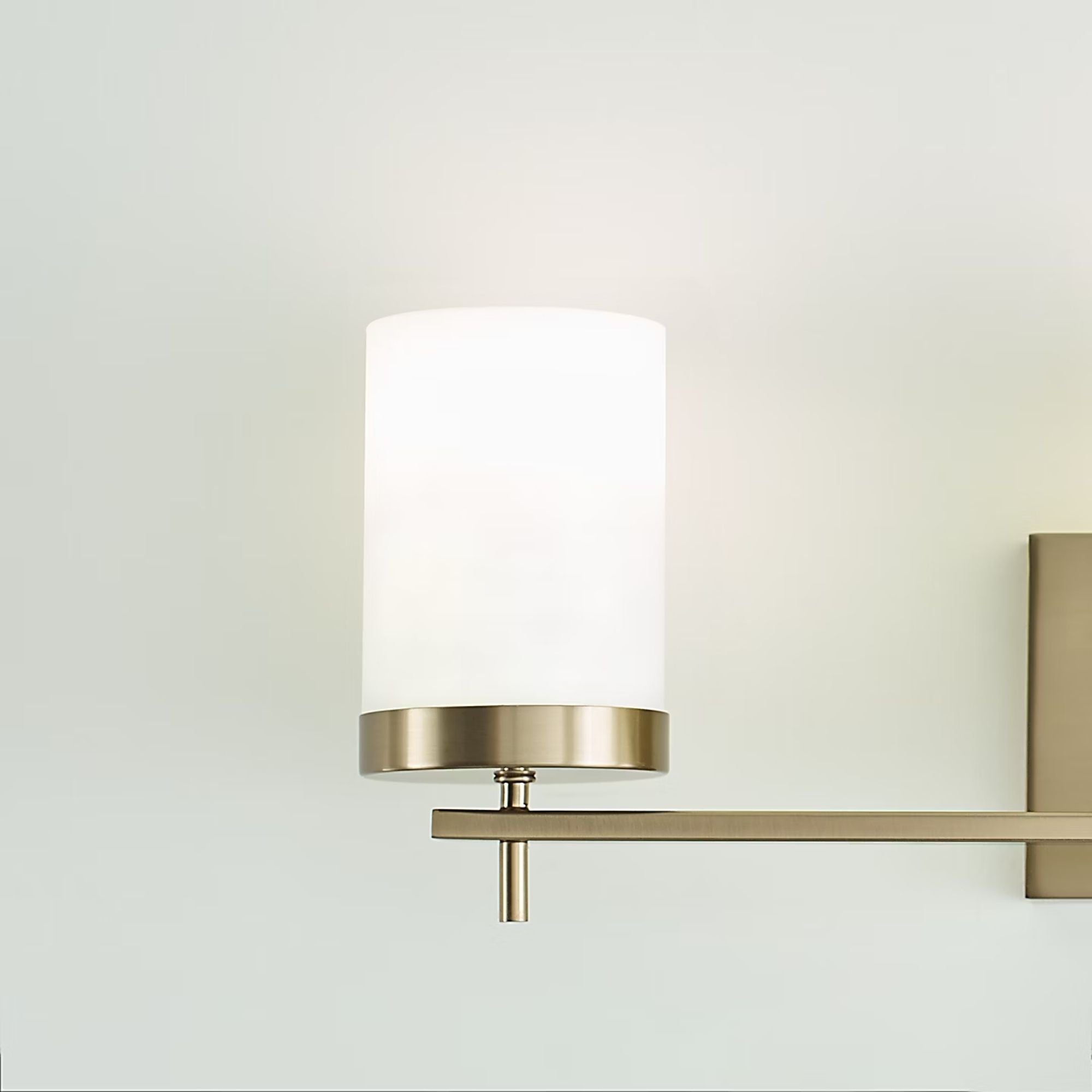 Zire 24" 3-Light LED Bathroom Vanity, Satin Brass Finish