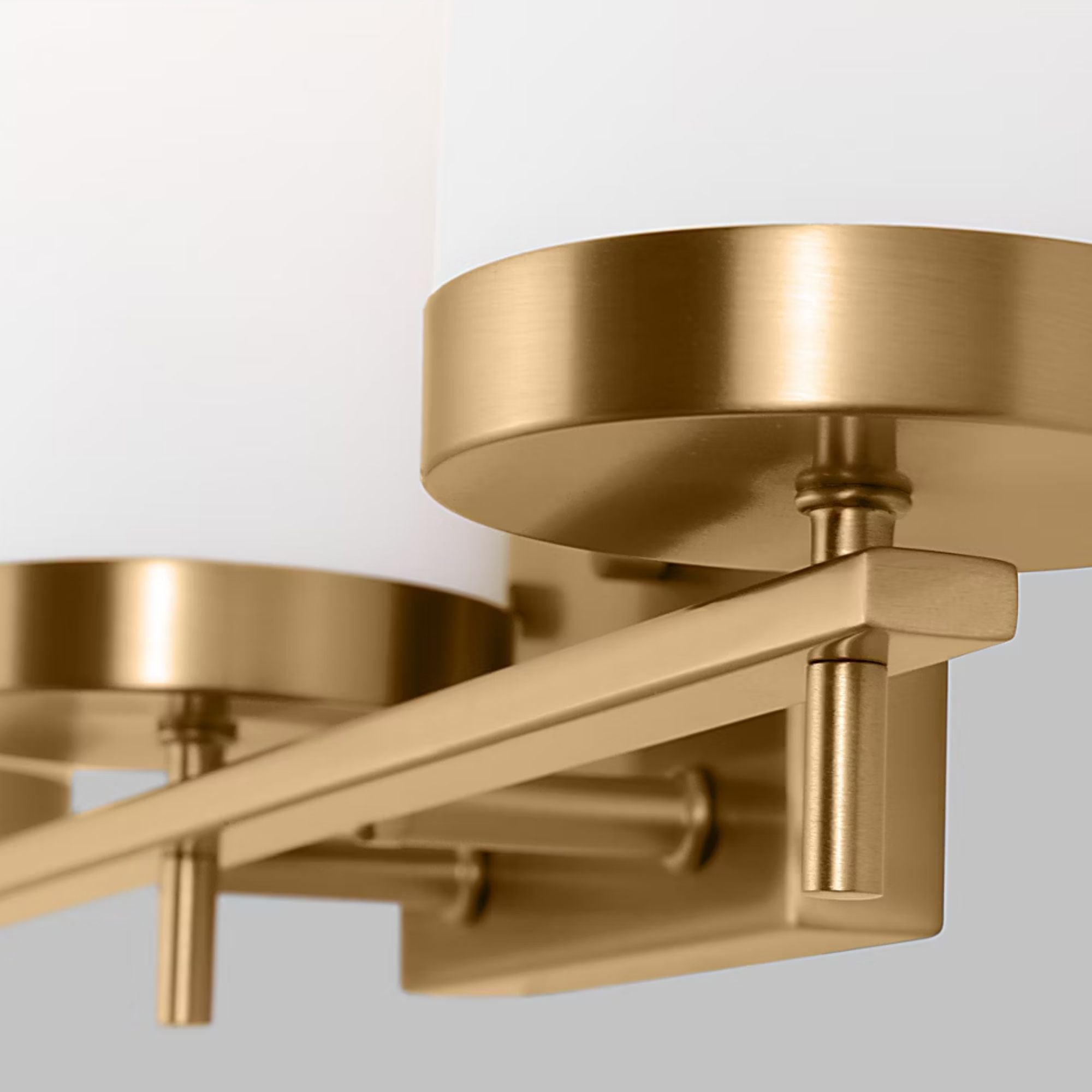 Zire 24" 3-Light LED Bathroom Vanity, Satin Brass Finish