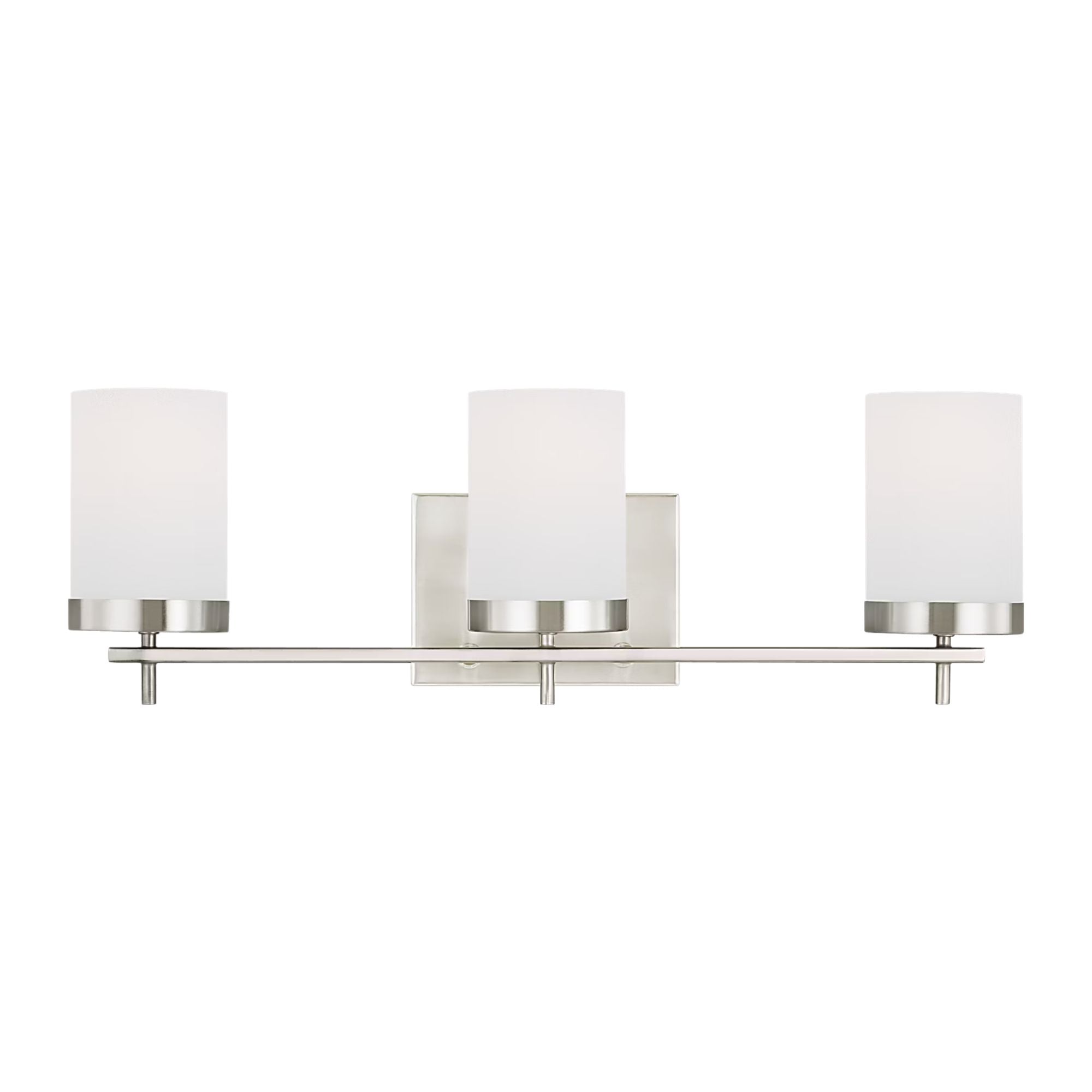 Zire 24" 3-Light LED Bathroom Vanity, Brushed Nickel Finish