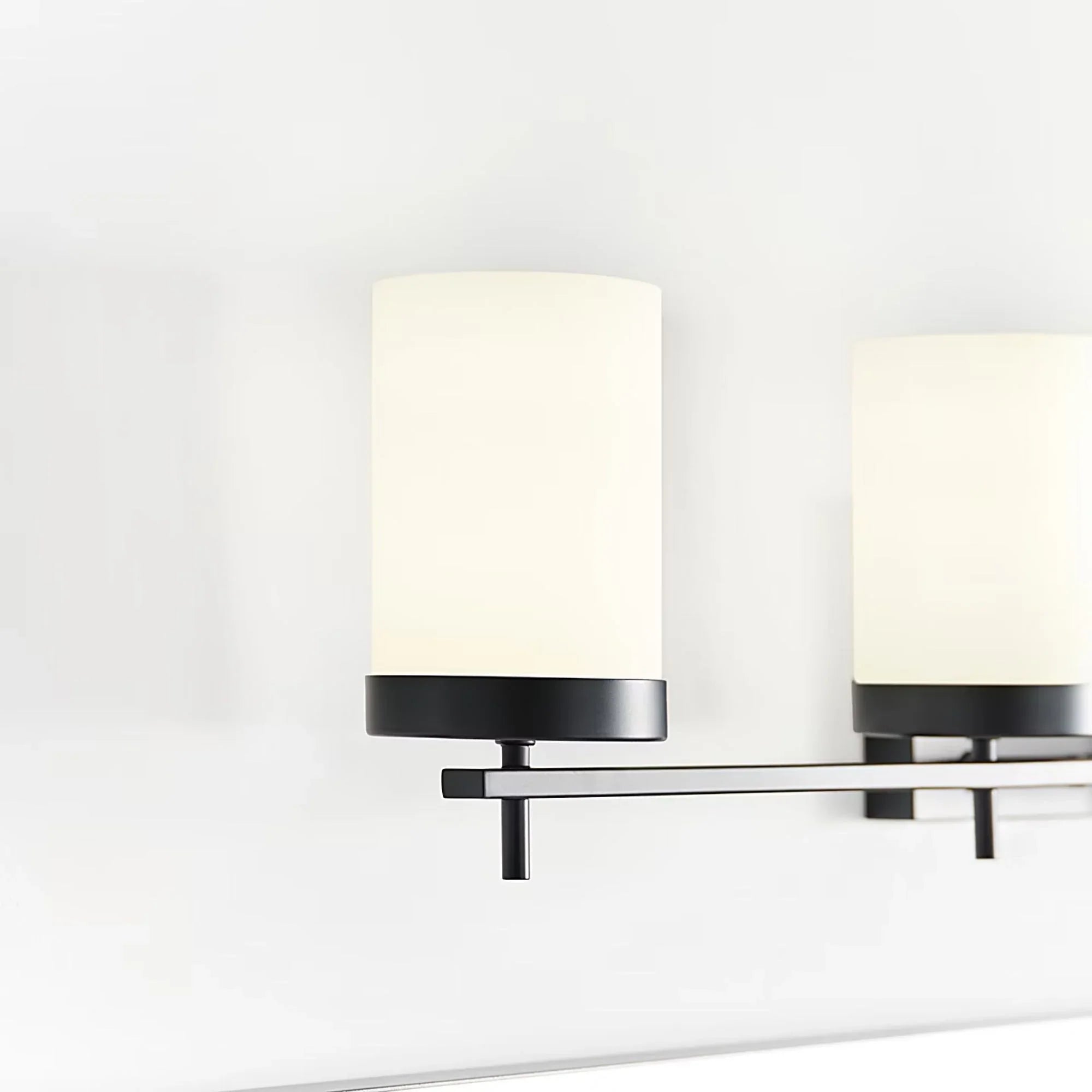 Zire 34" 4-Light Bathroom Vanity, Midnight Black Finish