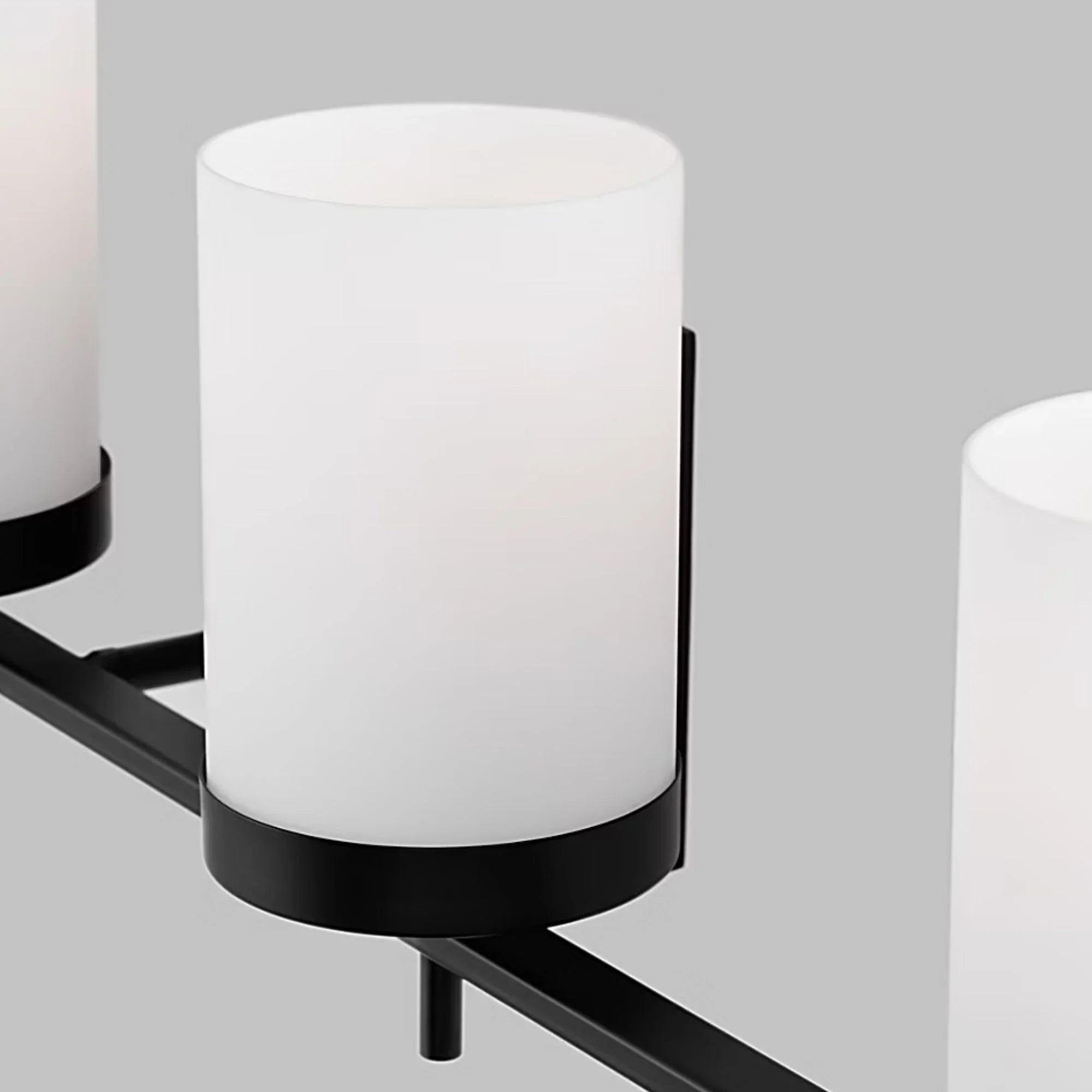 Zire 34" 4-Light Bathroom Vanity, Midnight Black Finish