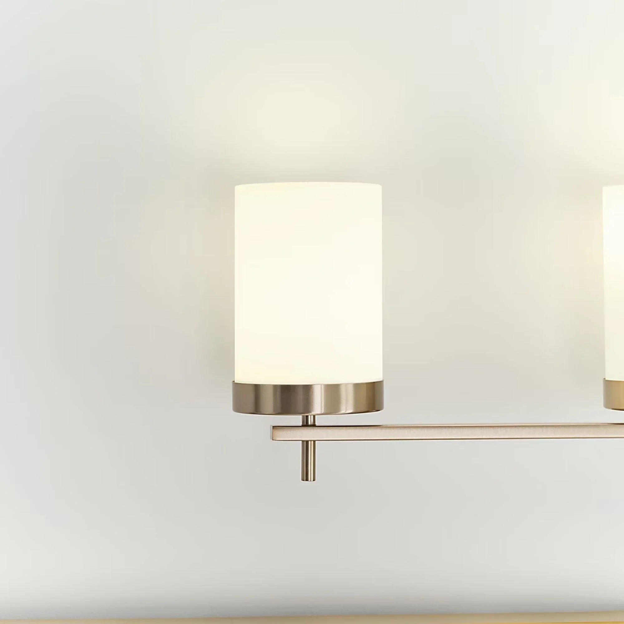 Zire 34" 4-Light Bathroom Vanity, Satin Brass Finish