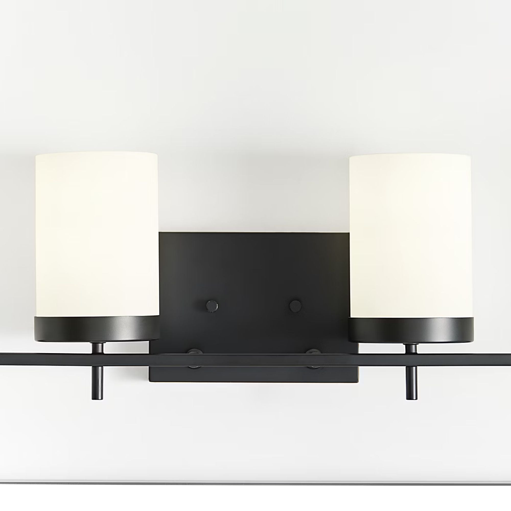 Zire 34" 4-Light LED Bathroom Vanity, Midnight Black Finish