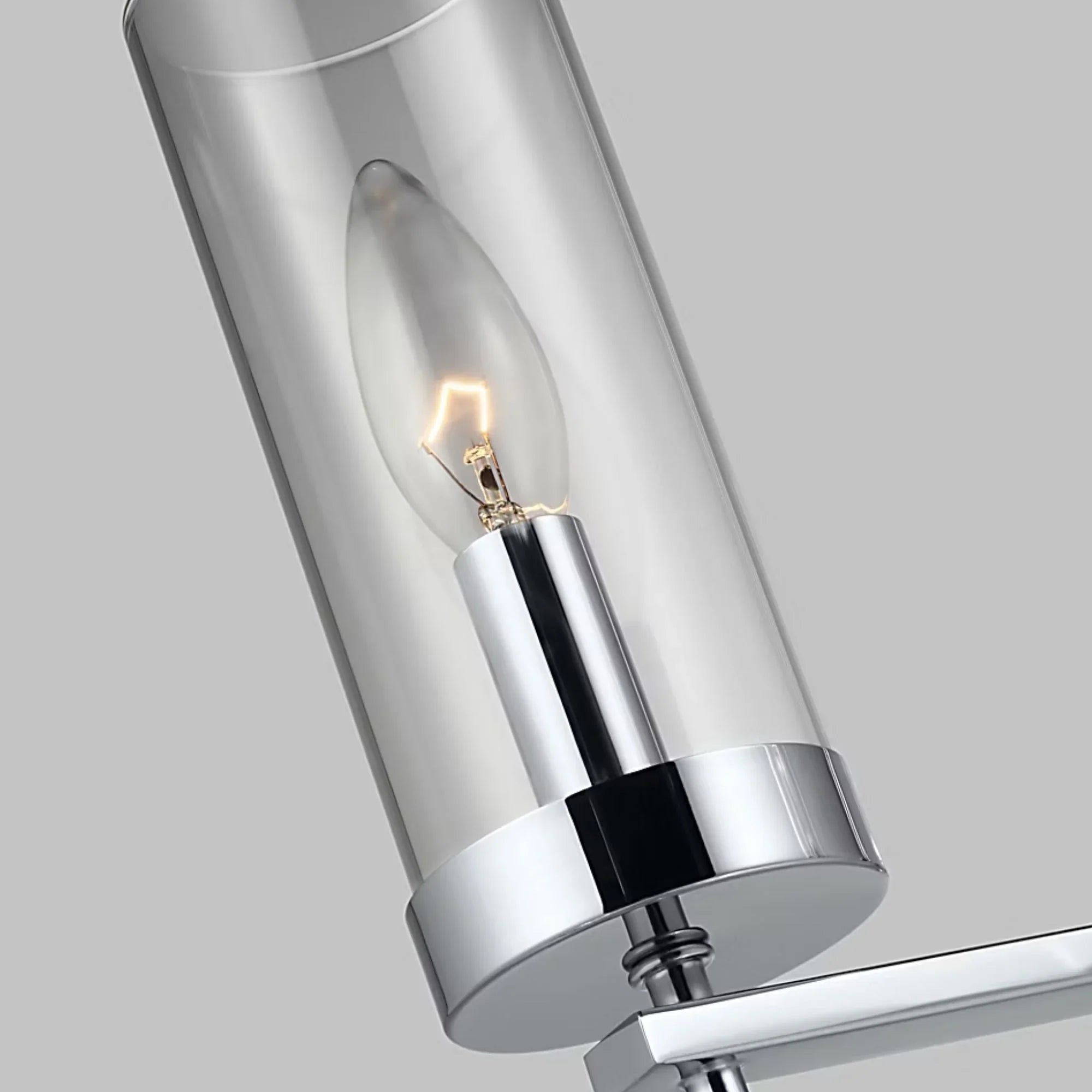 Zire 18" 3-Light LED Chandelier, Chrome Finish