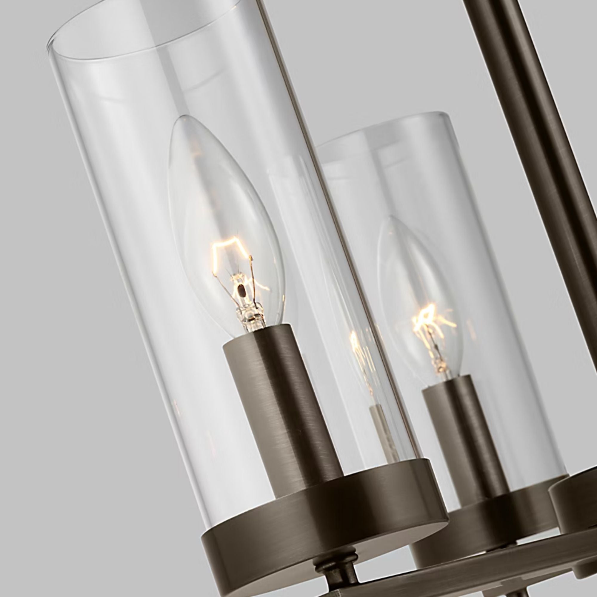 Zire 18" 3-Light LED Chandelier, Brushed Oil Rubbed Bronze Finish