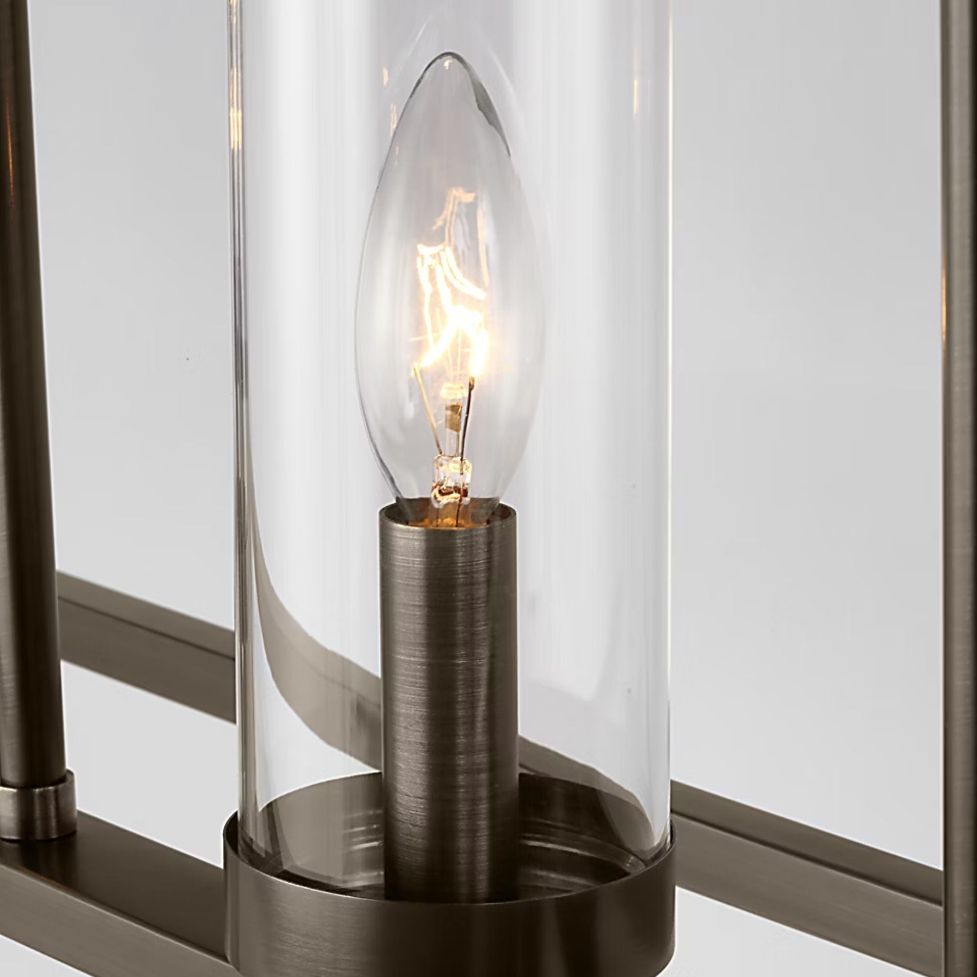 Zire 48" 5-Light LED Island Pendant, Brushed Oil Rubbed Bronze Finish